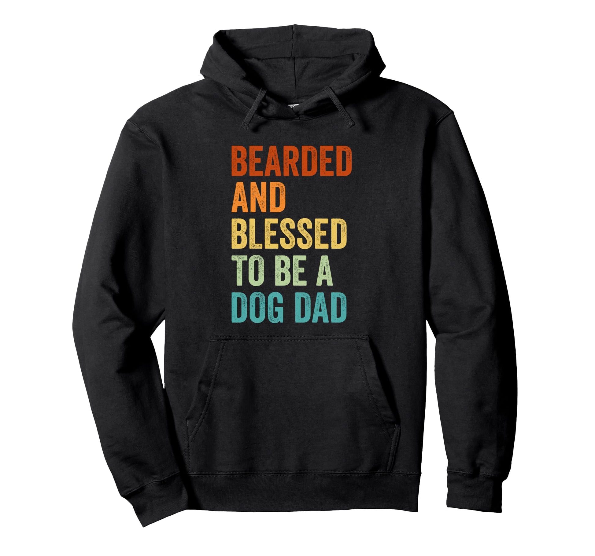 Bearded And Blessed Dog Lover Hoodie - Minimalist Print Men Women - T-Shirt, Sweatshirt, Hoodie