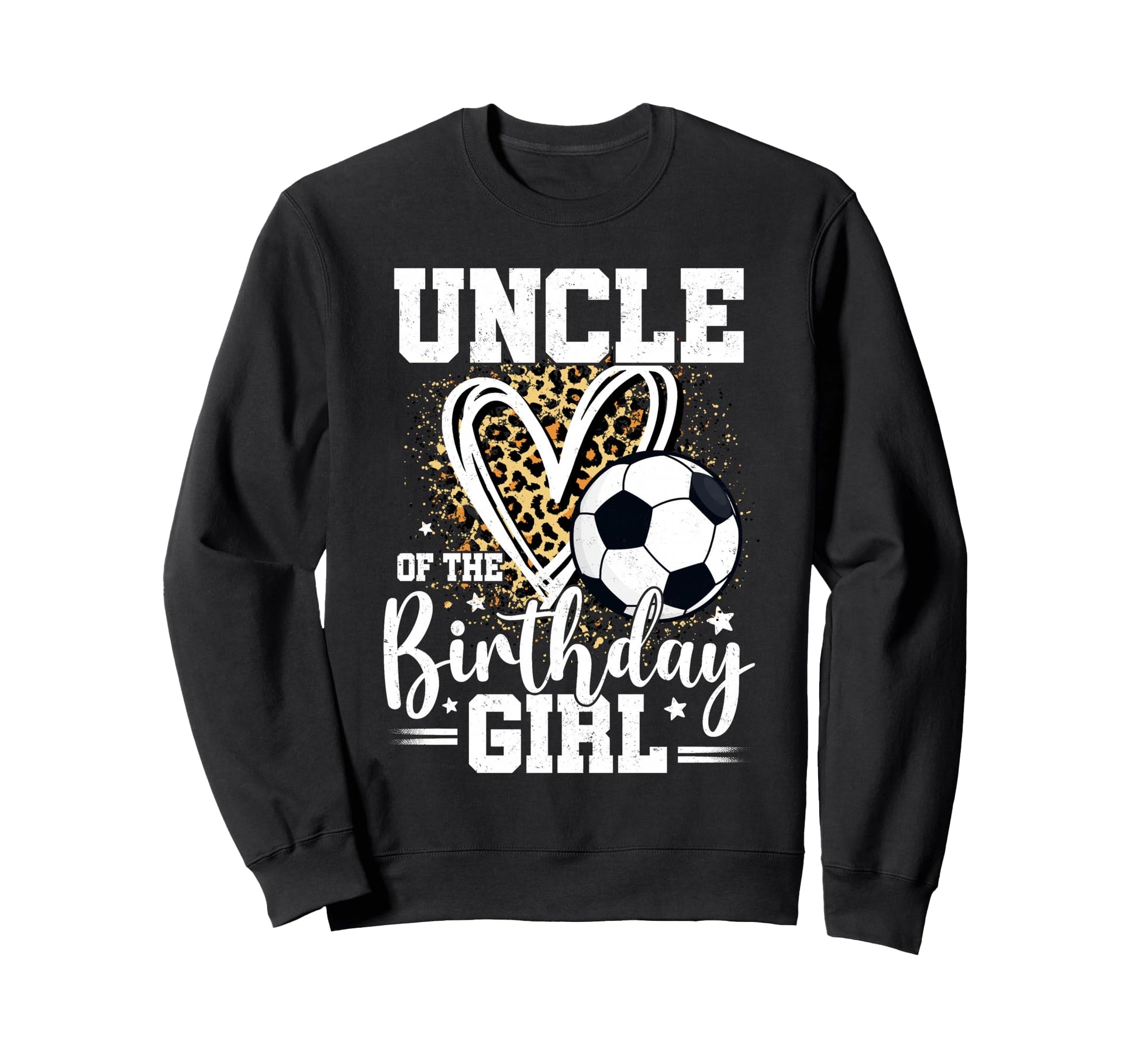 Uncle Birthday Soccer Ball Uncle Sweatshirt - Custom Art Print Unisex - T-Shirt, Sweatshirt, Hoodie