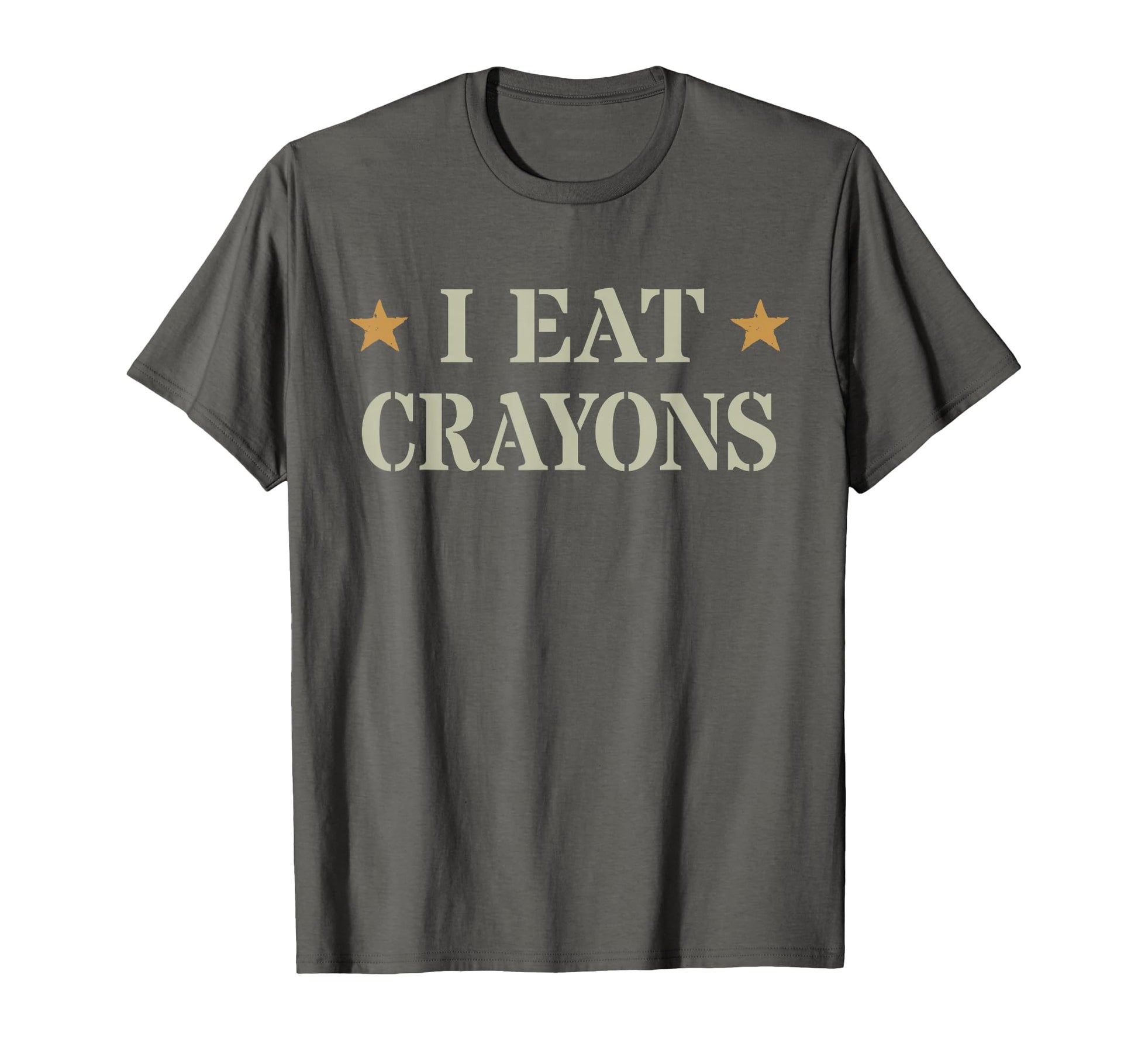 I Eat Crayons Proud Eater Officer T-Shirt - Custom Art Print for Adults - T-Shirt, Sweatshirt, Hoodie