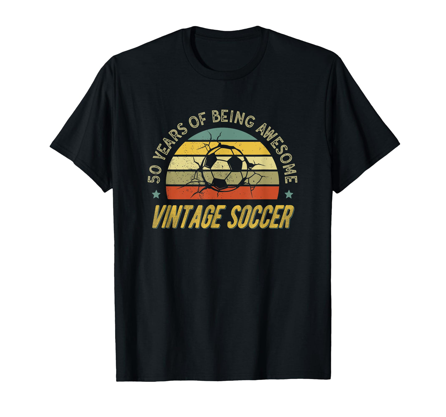 50 Years Being Awesome 50Th Soccer T-Shirt - Unique Graphic for Adults - T-Shirt, Sweatshirt, Hoodie