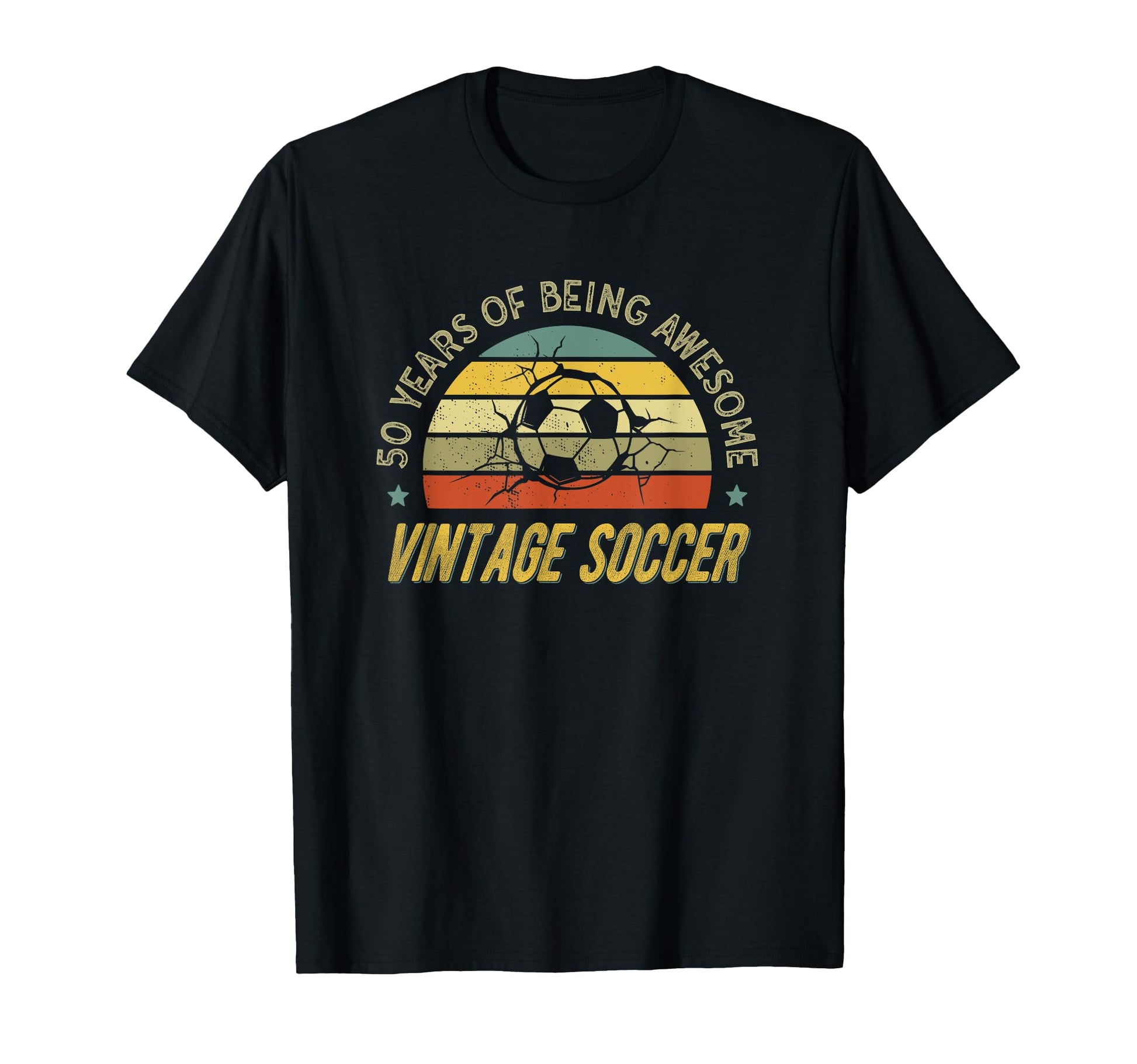 50 Years Being Awesome 50Th Soccer T-Shirt - Unique Graphic for Adults - T-Shirt, Sweatshirt, Hoodie
