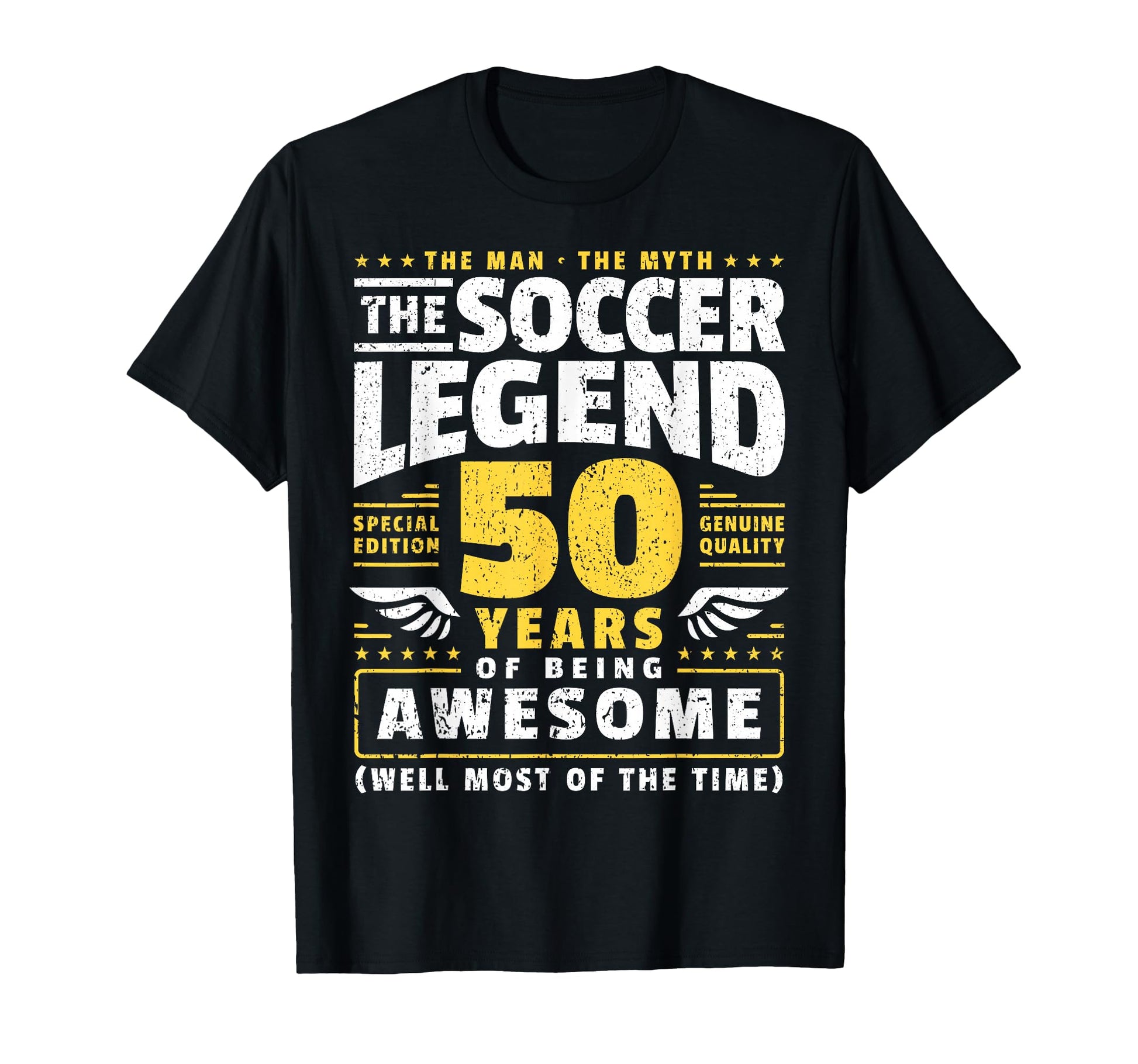 50Th Birthday Soccer Player 50 Years T-Shirt - Streetwear Style for Adults - T-Shirt, Sweatshirt, Hoodie