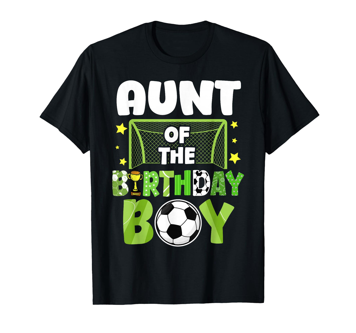 Soccer Aunt Birthday Party Soccer T-Shirt - Fun Novelty Design for Adults - T-Shirt, Sweatshirt, Hoodie