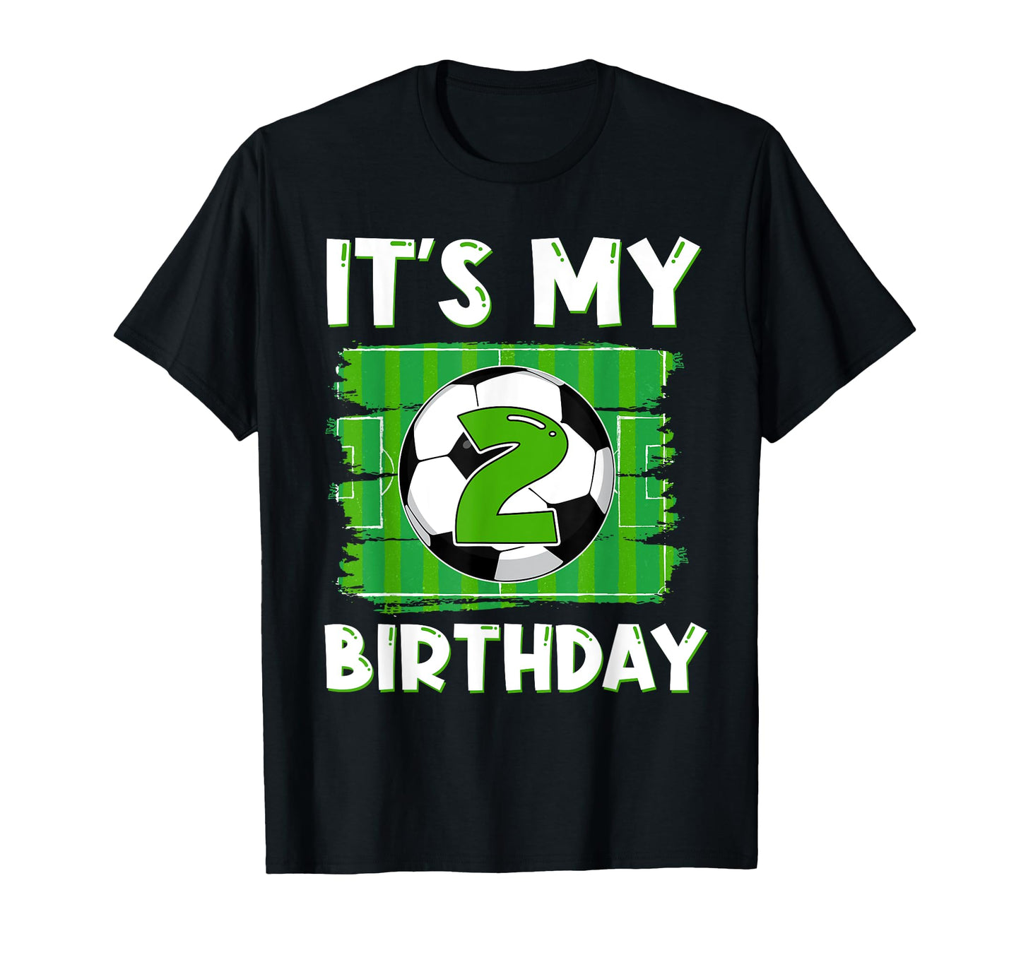 Its My 2 Years Old Birthday Soccer 2Nd T-Shirt - Trendy Graphic Men Women - T-Shirt, Sweatshirt, Hoodie