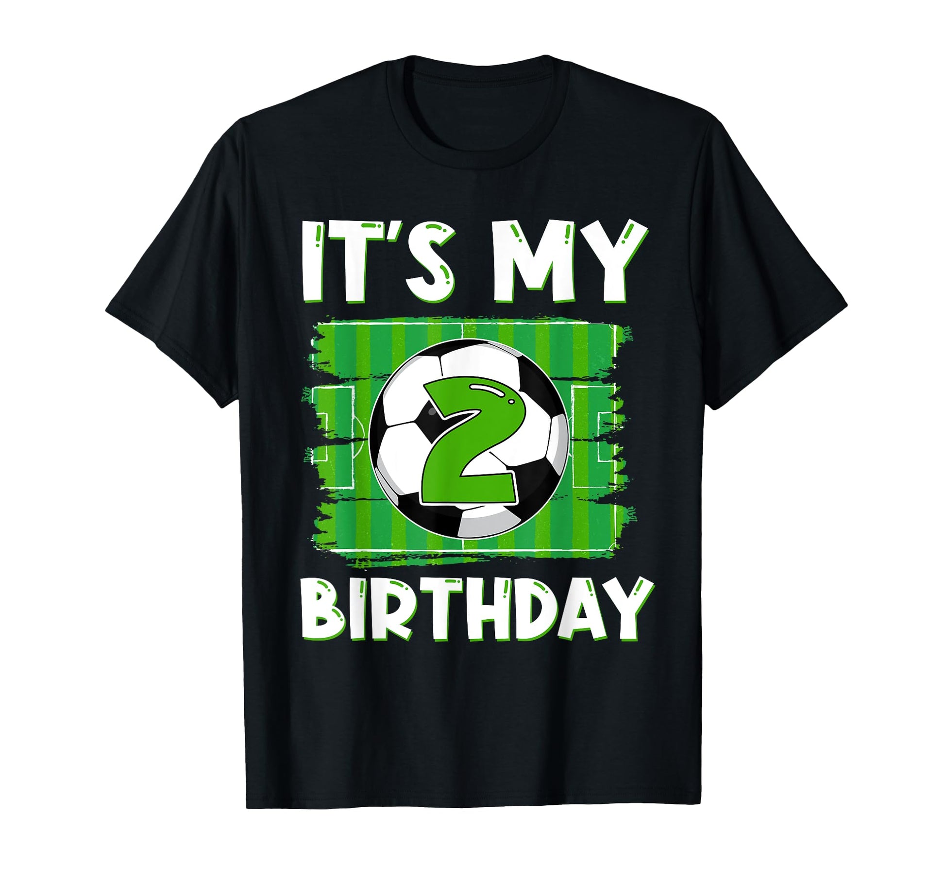 Its My 2 Years Old Birthday Soccer 2Nd T-Shirt - Trendy Graphic Men Women - T-Shirt, Sweatshirt, Hoodie