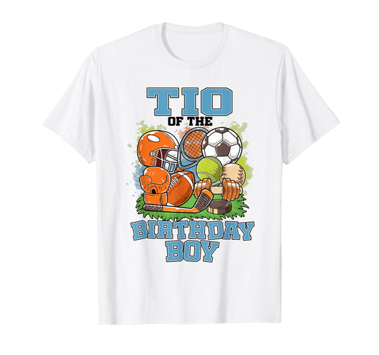 All Star Tio Birthday Basketball Soccer T-Shirt - Graphic Print for Adults - T-Shirt, Sweatshirt, Hoodie