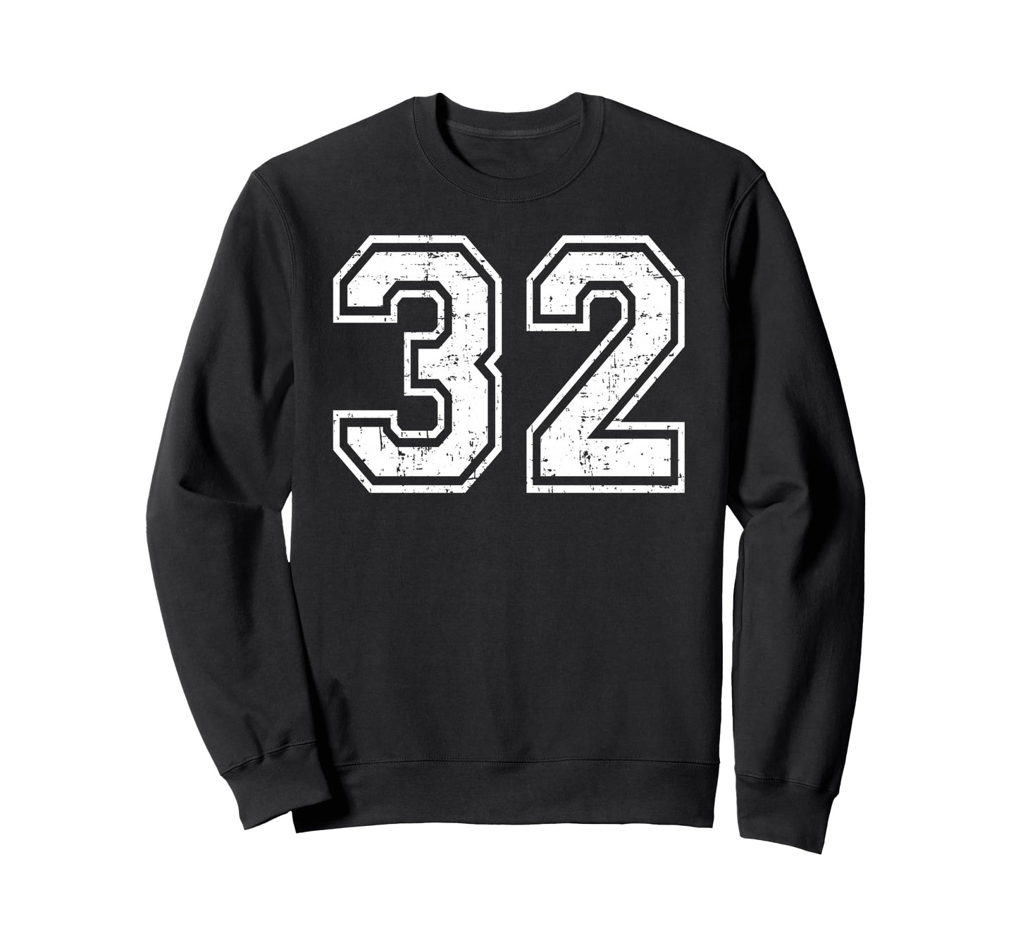 32 Number Thirty Two Team Sports Sweatshirt - Custom Art Print Unisex - T-Shirt, Sweatshirt, Hoodie