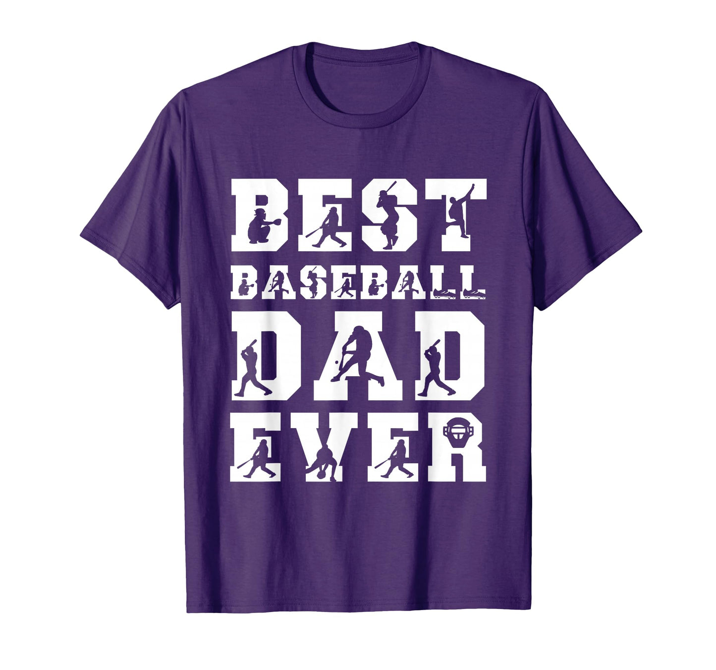 Best Baseball Dad Ever Fathers Day T-Shirt - Fun Novelty Design Unisex - T-Shirt, Sweatshirt, Hoodie