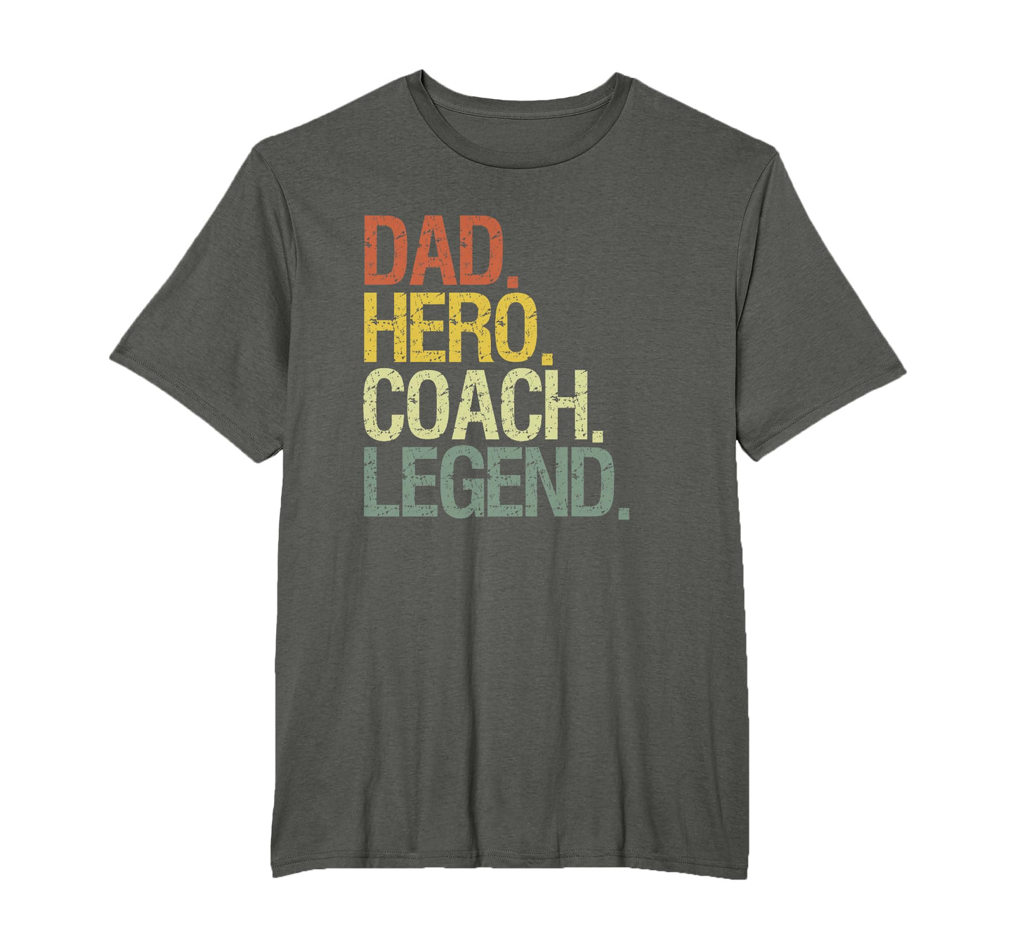 Dad Hero Coach Legend Sweatshirt - Minimalist Print for Adults - T-Shirt, Sweatshirt, Hoodie