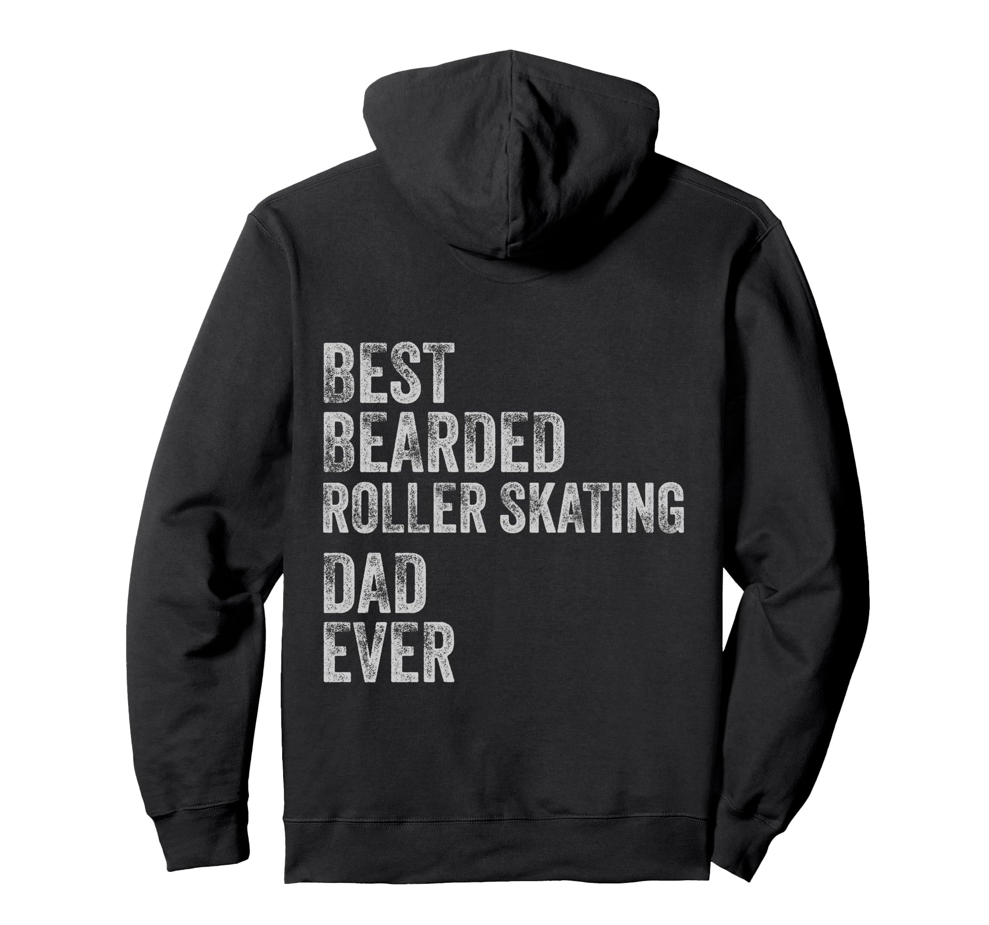 Best Bearded Roller Skating Dad Fathers Day Hoodie - Trendy Graphic Unisex - T-Shirt, Sweatshirt, Hoodie