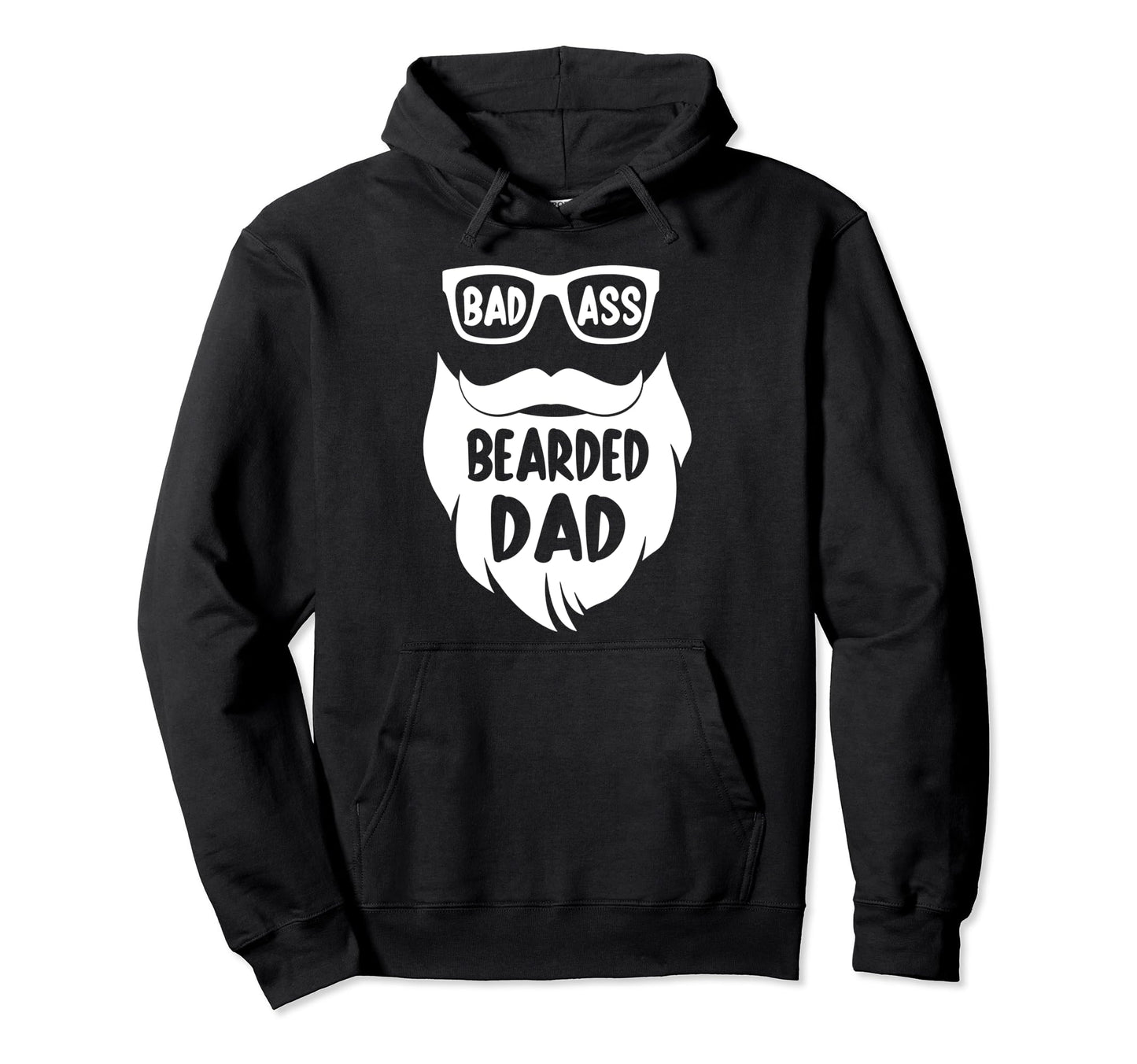 Funny Bearded Dad Family Best Friend Hoodie - Trendy Graphic for Adults - T-Shirt, Sweatshirt, Hoodie