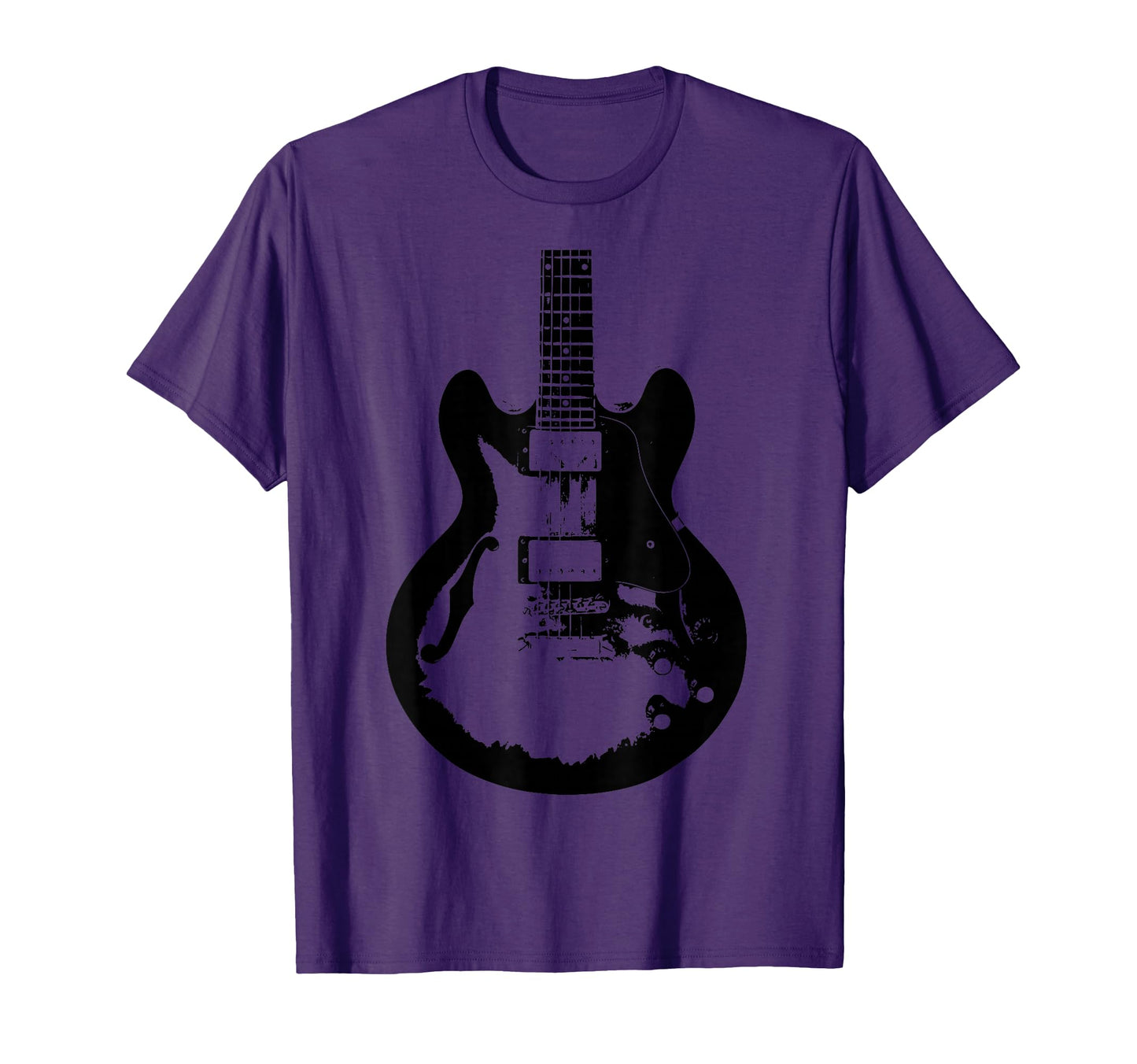 Guitar Silhouette Music Band Rock Grunge T-Shirt - Trendy Graphic Unisex - T-Shirt, Sweatshirt, Hoodie