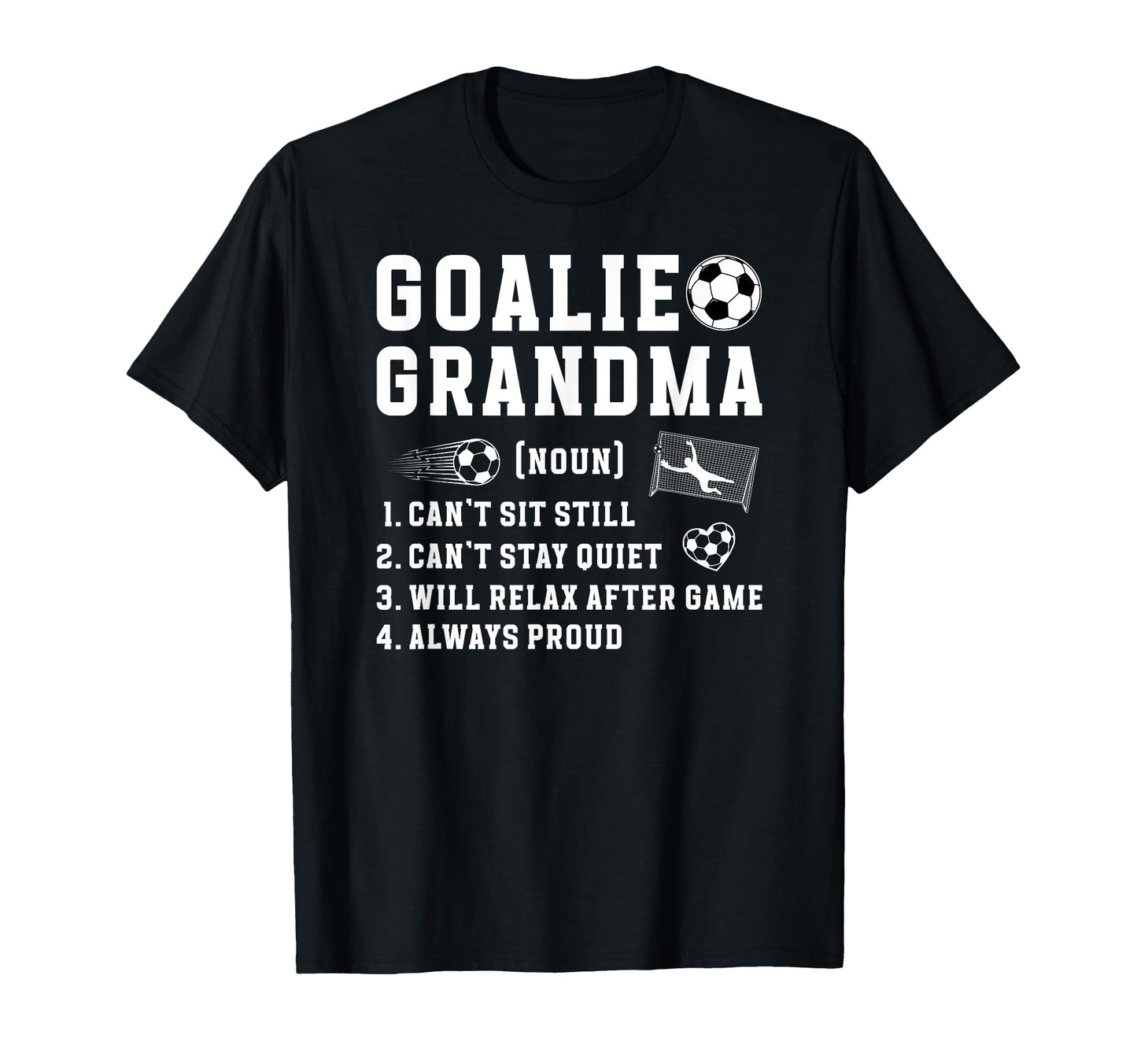 Soccer Goalie Grandma Definition Soccer T-Shirt - Unique Graphic Unisex - T-Shirt, Sweatshirt, Hoodie