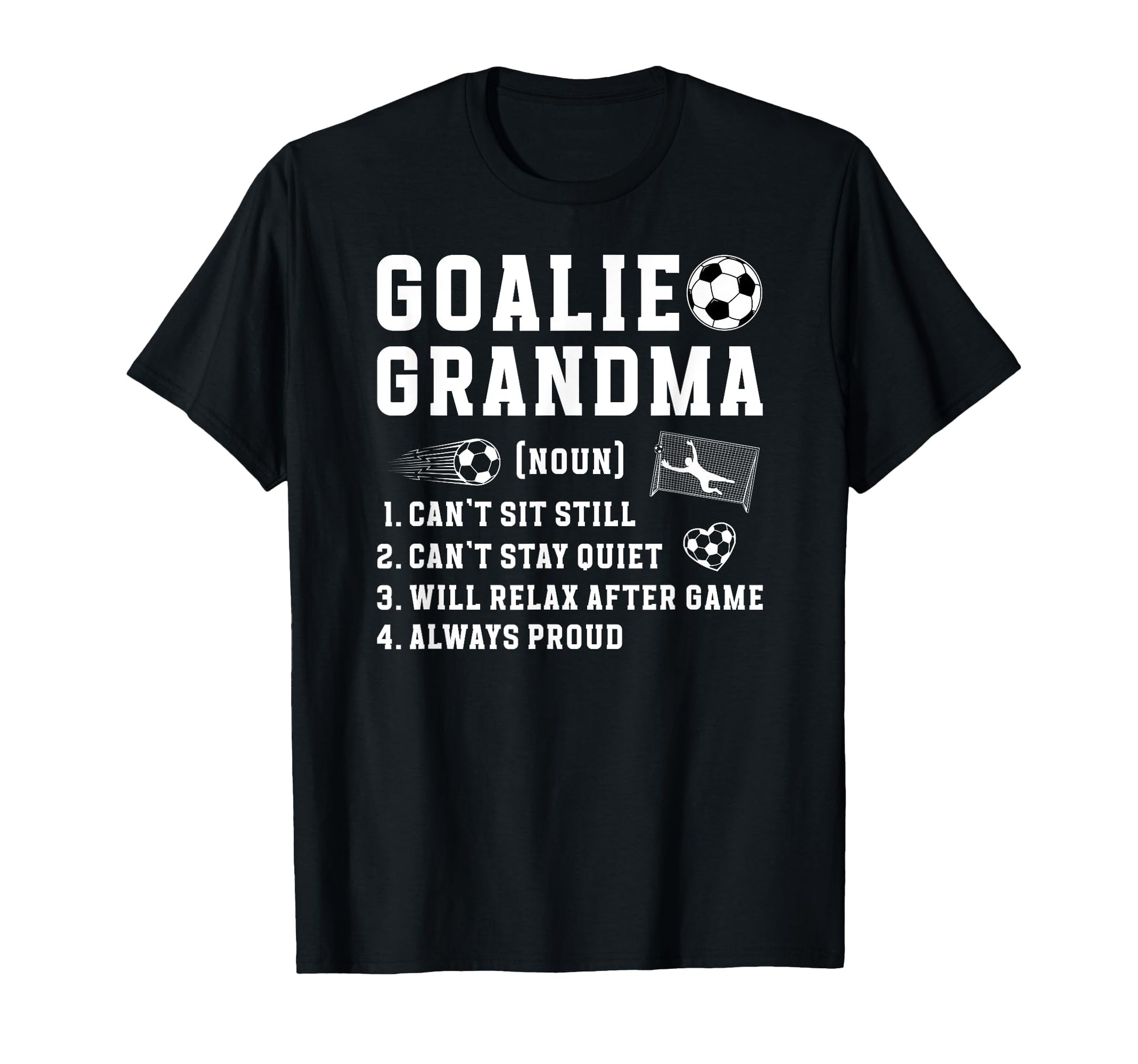 Soccer Goalie Grandma Definition Soccer T-Shirt - Unique Graphic Unisex - T-Shirt, Sweatshirt, Hoodie