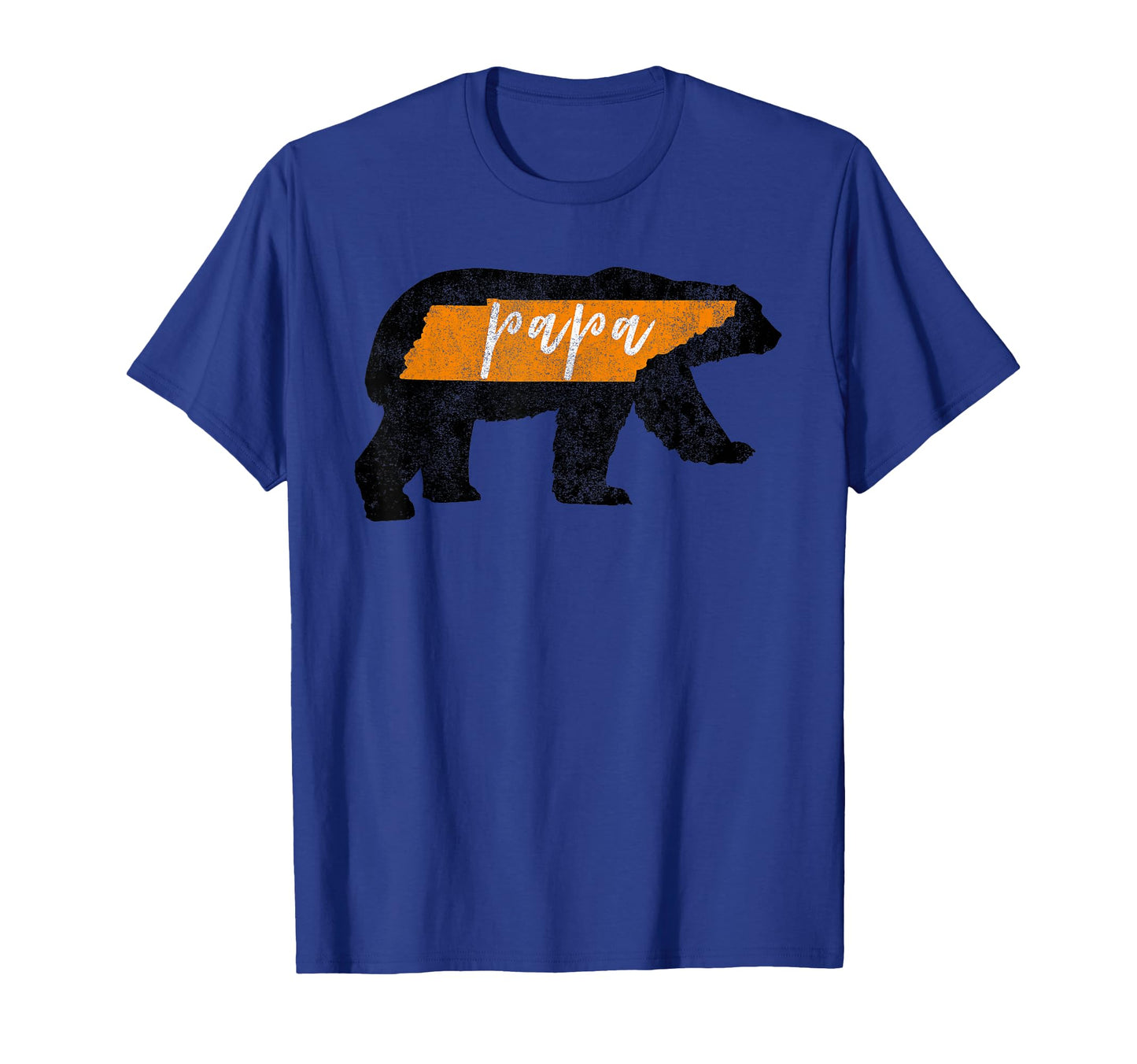Mens Papa Bear Tennessee State Flag Dad T-Shirt - Custom Art Print Unisex - T-Shirt, Sweatshirt, Hoodie