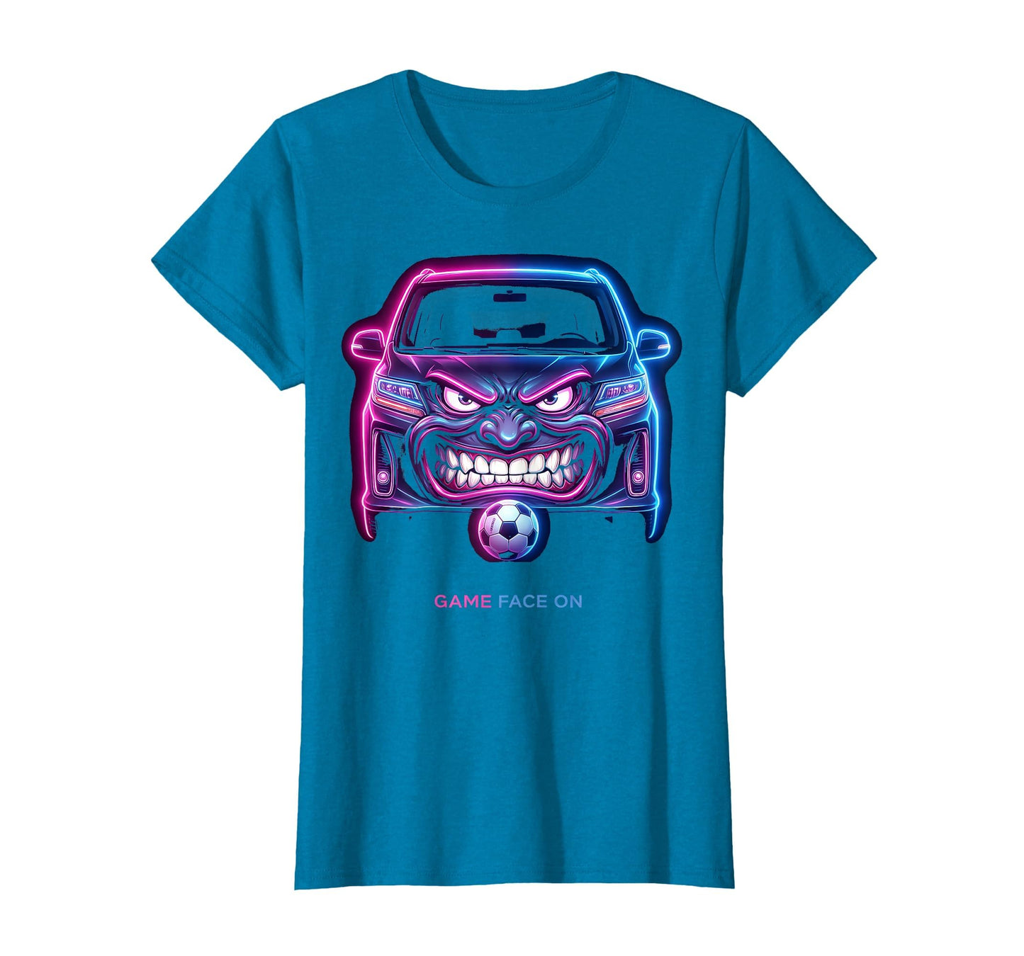 Game Face Soccer Mom T-Shirt - Fun Novelty Design Men Women - T-Shirt, Sweatshirt, Hoodie