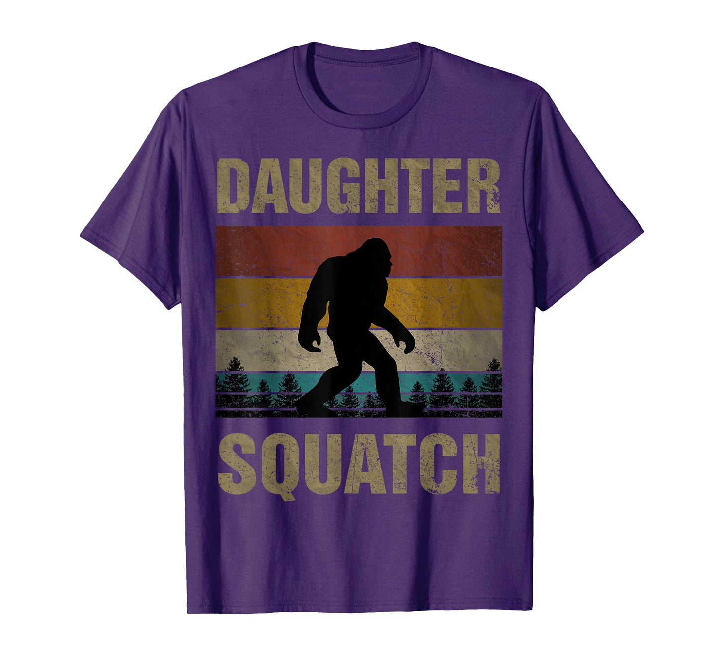 Daughter Squatch Bigfoot Daughter T-Shirt - Graphic Print for Adults - T-Shirt, Sweatshirt, Hoodie