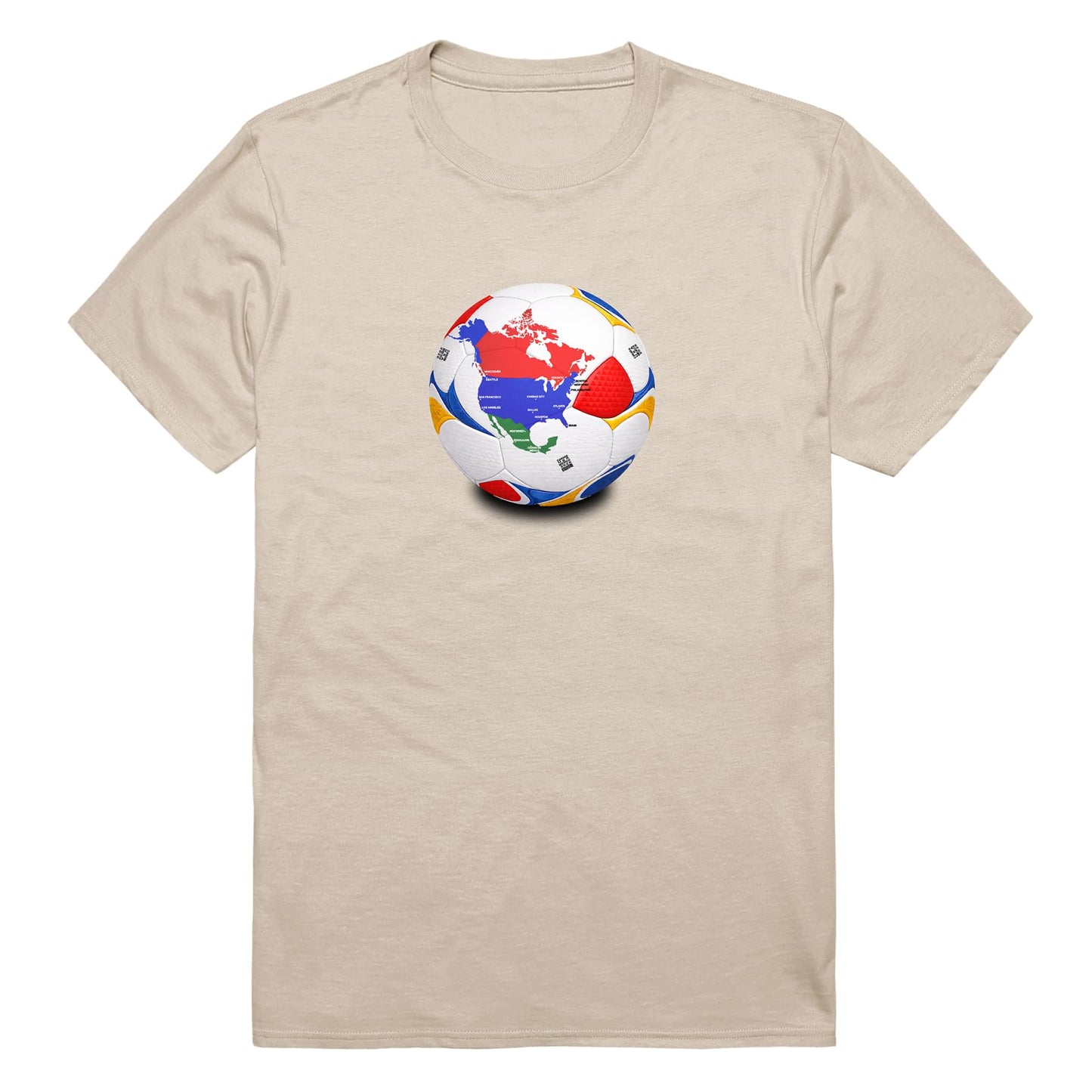 Soccer 2026 Tees World Ball Sweatshirt - Minimalist Print Unisex - T-Shirt, Sweatshirt, Hoodie