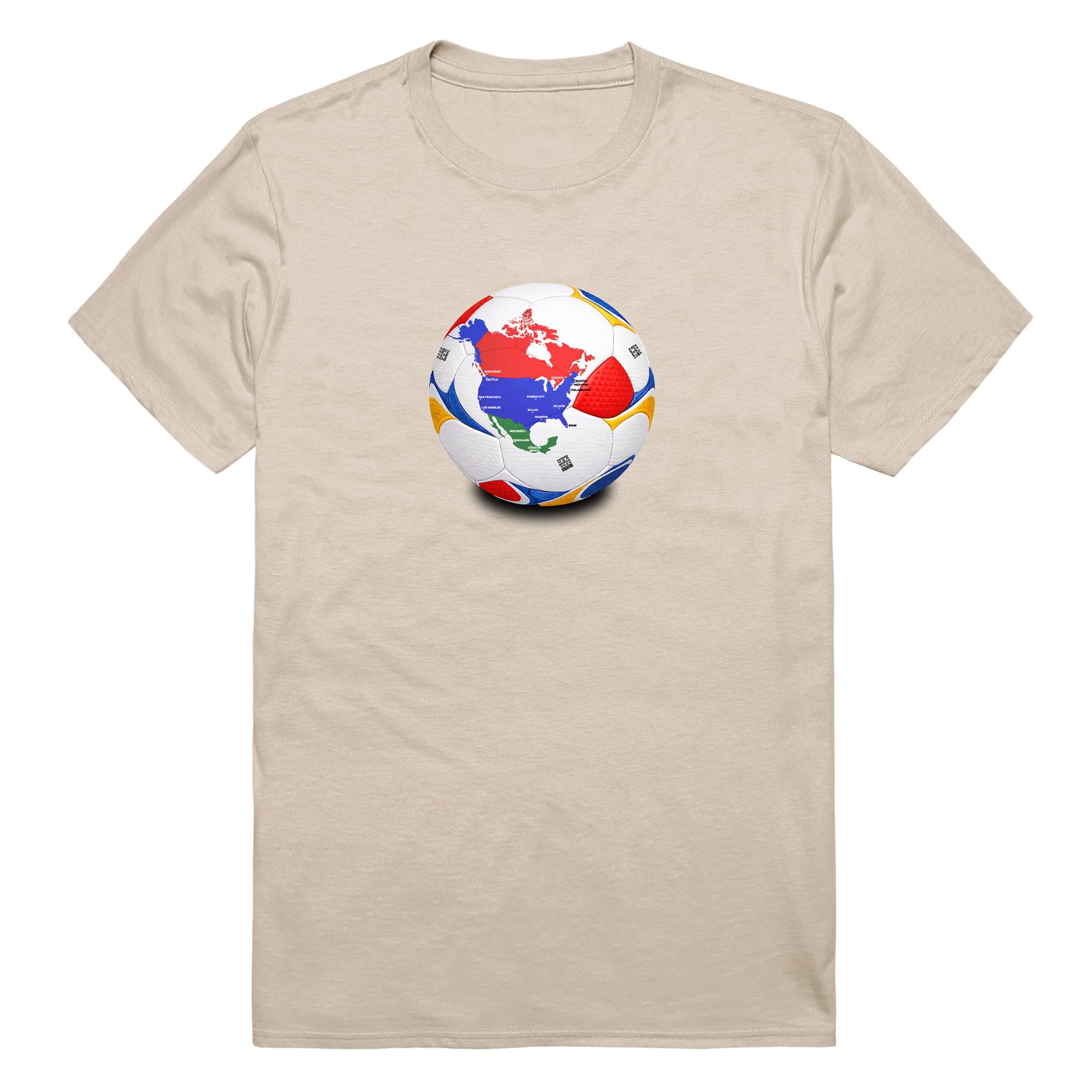 Soccer 2026 Tees World Ball Sweatshirt - Minimalist Print Unisex - T-Shirt, Sweatshirt, Hoodie