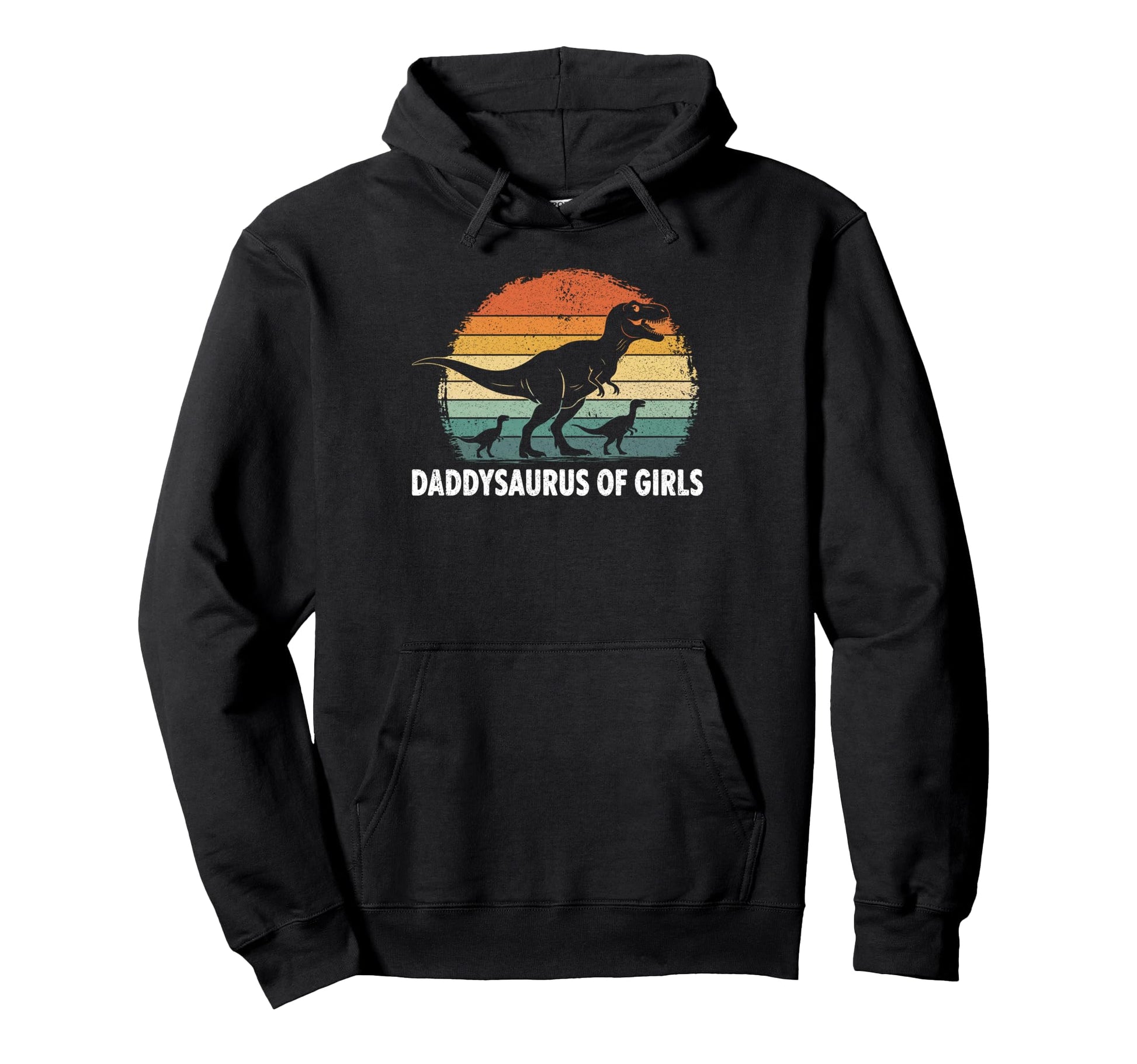 Daddysaurus T Rex Dinosaur Daddy Hoodie - Casual Everyday Wear Unisex - T-Shirt, Sweatshirt, Hoodie