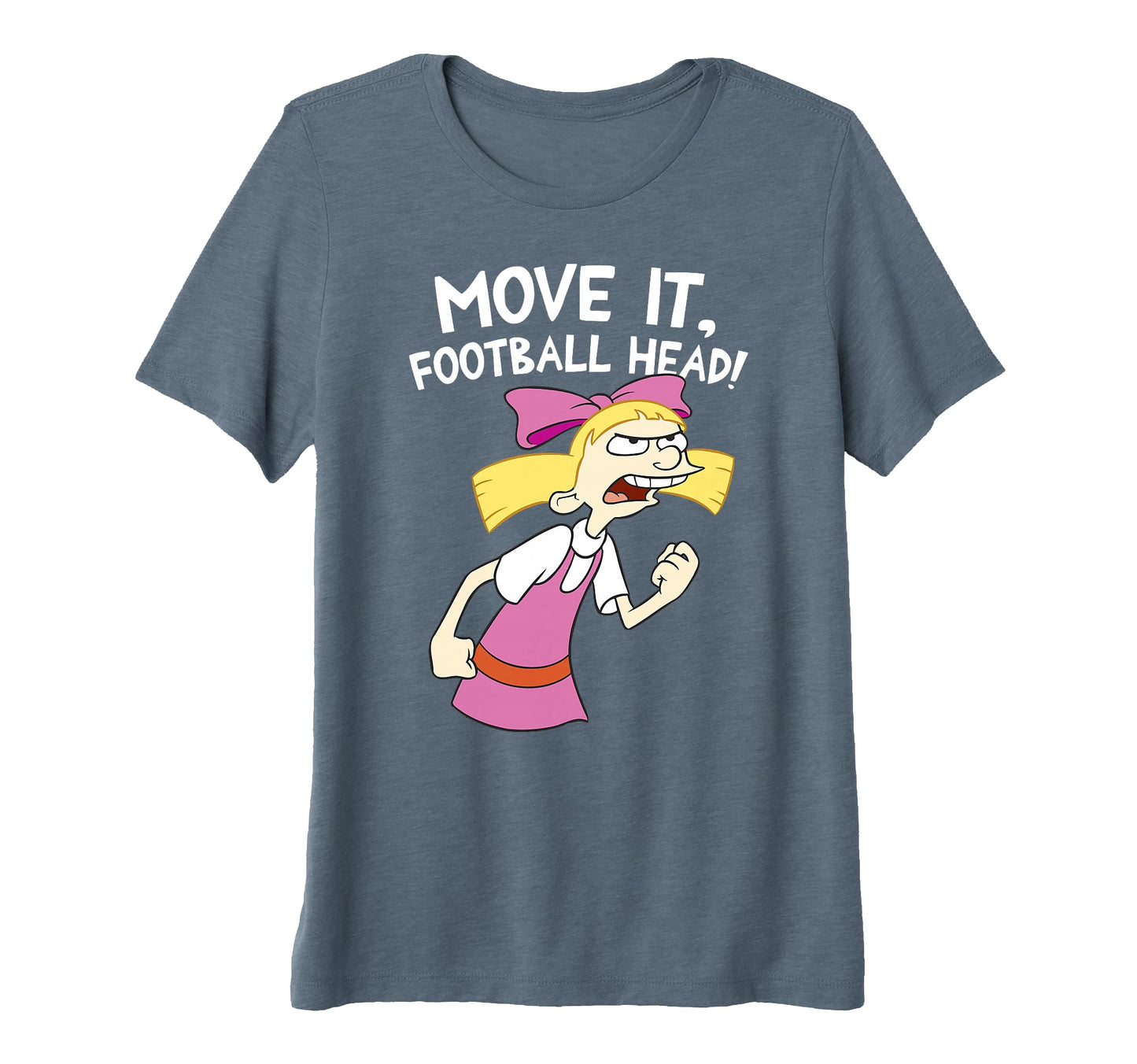Hey Arnold Helga Move It Football T-Shirt - Casual Everyday Wear Unisex - T-Shirt, Sweatshirt, Hoodie