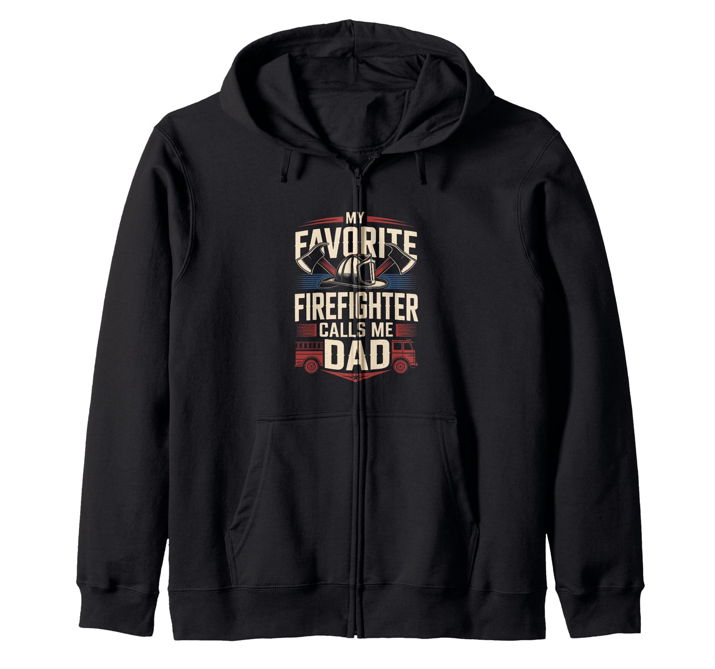 Firefighter Job Appreciation Thin Red Hoodie - Casual Everyday Wear Unisex - T-Shirt, Sweatshirt, Hoodie