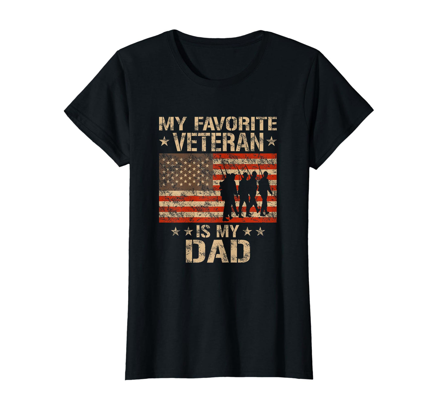 Father Veterans Day My Favorite T-Shirt - Custom Art Print for Adults - T-Shirt, Sweatshirt, Hoodie