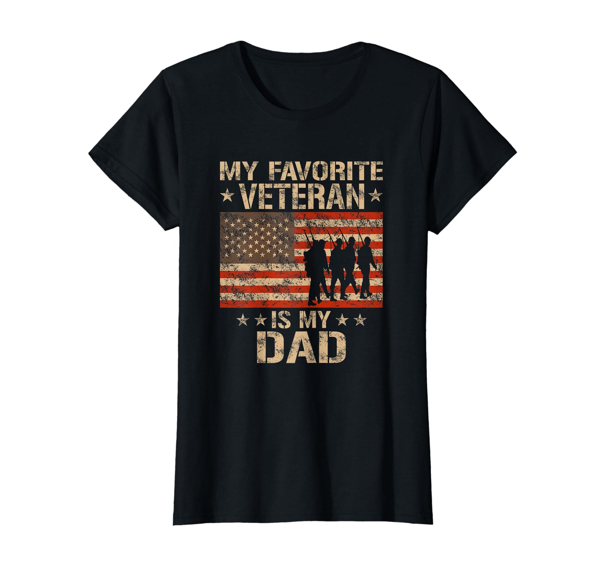 Father Veterans Day My Favorite T-Shirt - Custom Art Print for Adults - T-Shirt, Sweatshirt, Hoodie