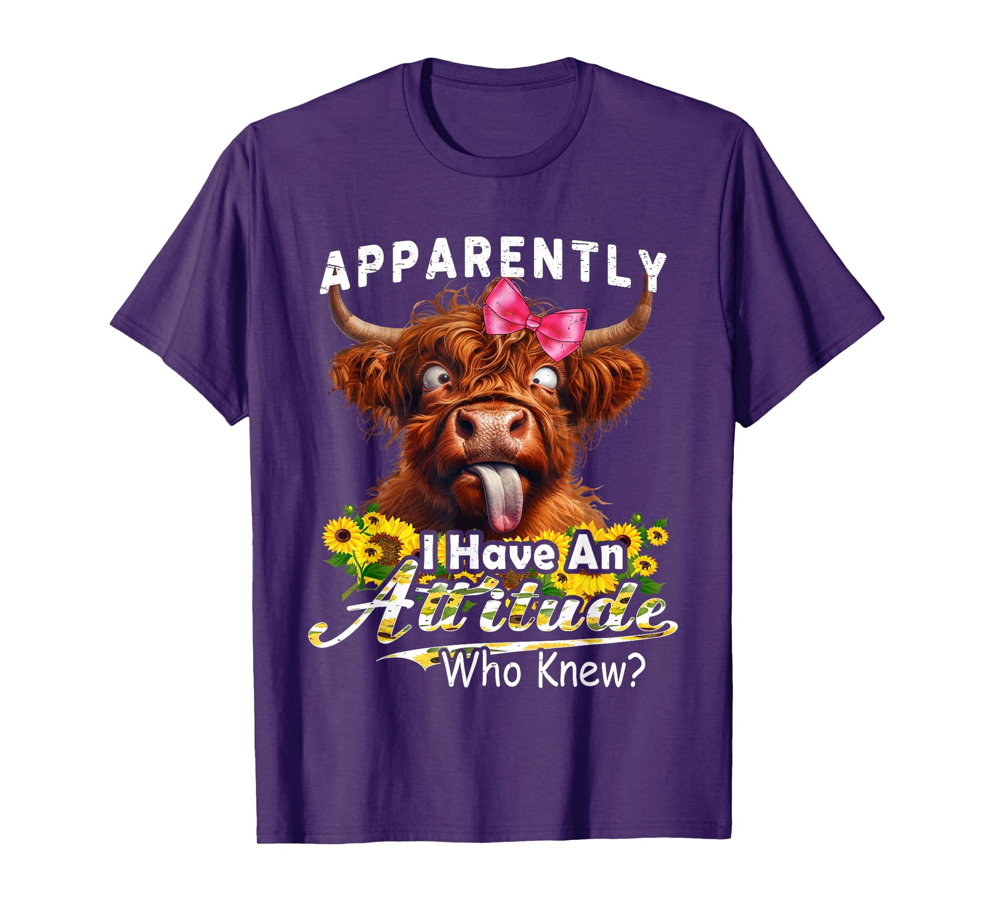 Apparently I Have Attitude Funny T-Shirt - Trendy Graphic for Adults - T-Shirt, Sweatshirt, Hoodie