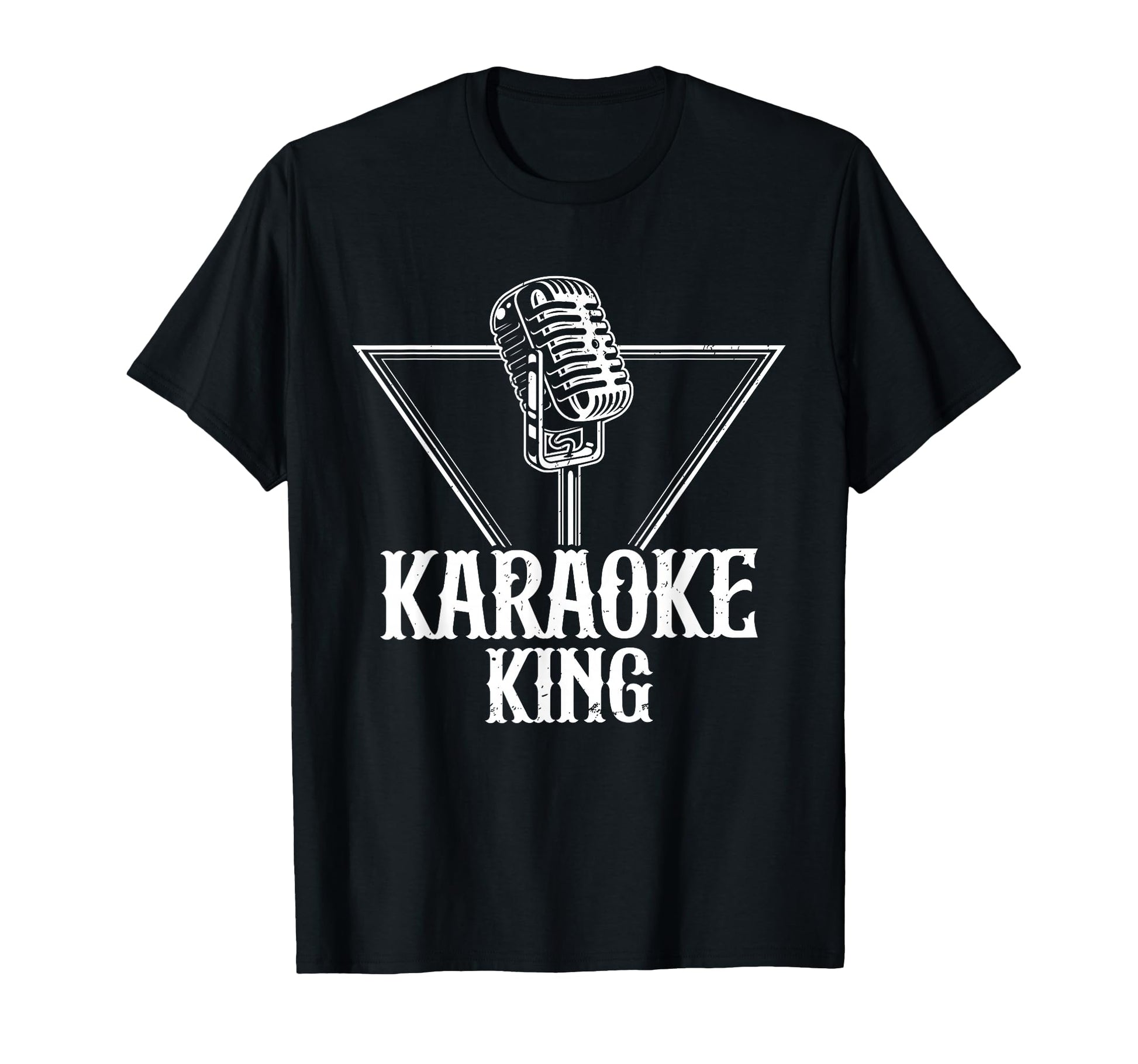 Karaoke King Happy Fathers Day T-Shirt - Fun Novelty Design for Adults - T-Shirt, Sweatshirt, Hoodie