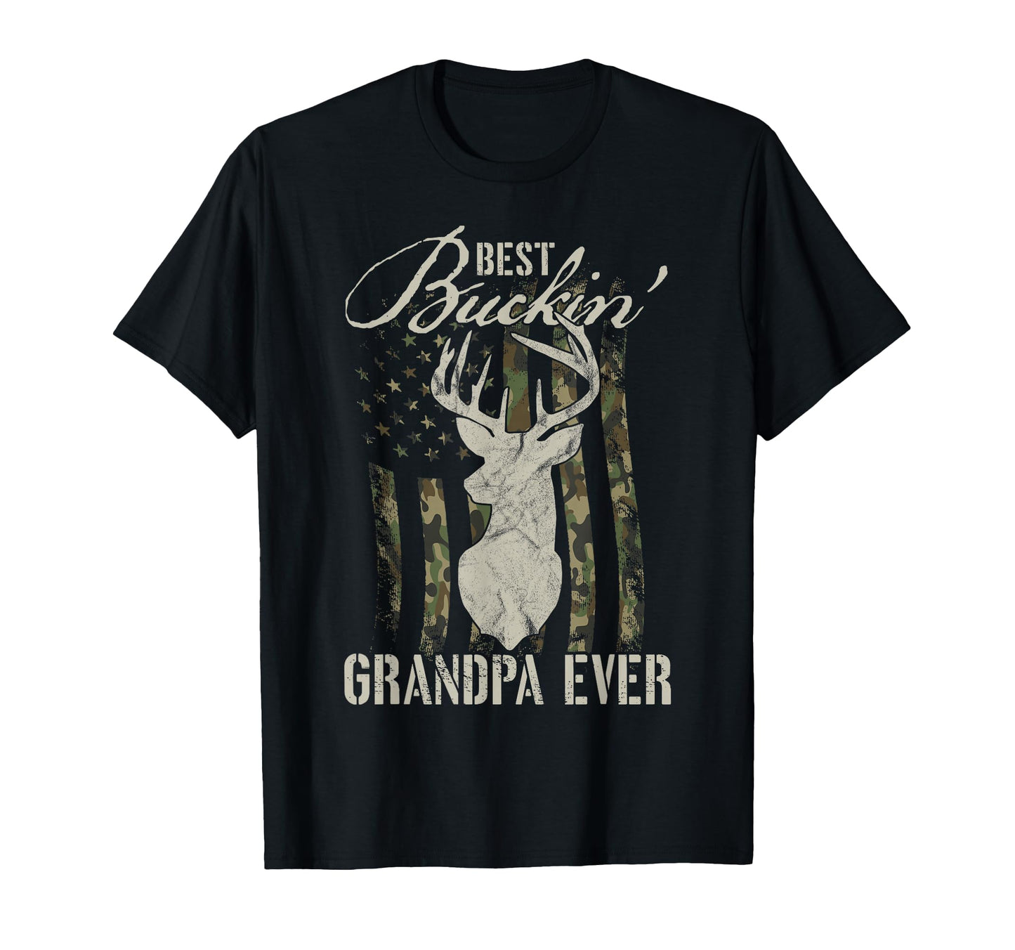 Best Buckin Grandpa Ever Hunter T-Shirt - Fun Novelty Design Men Women - T-Shirt, Sweatshirt, Hoodie
