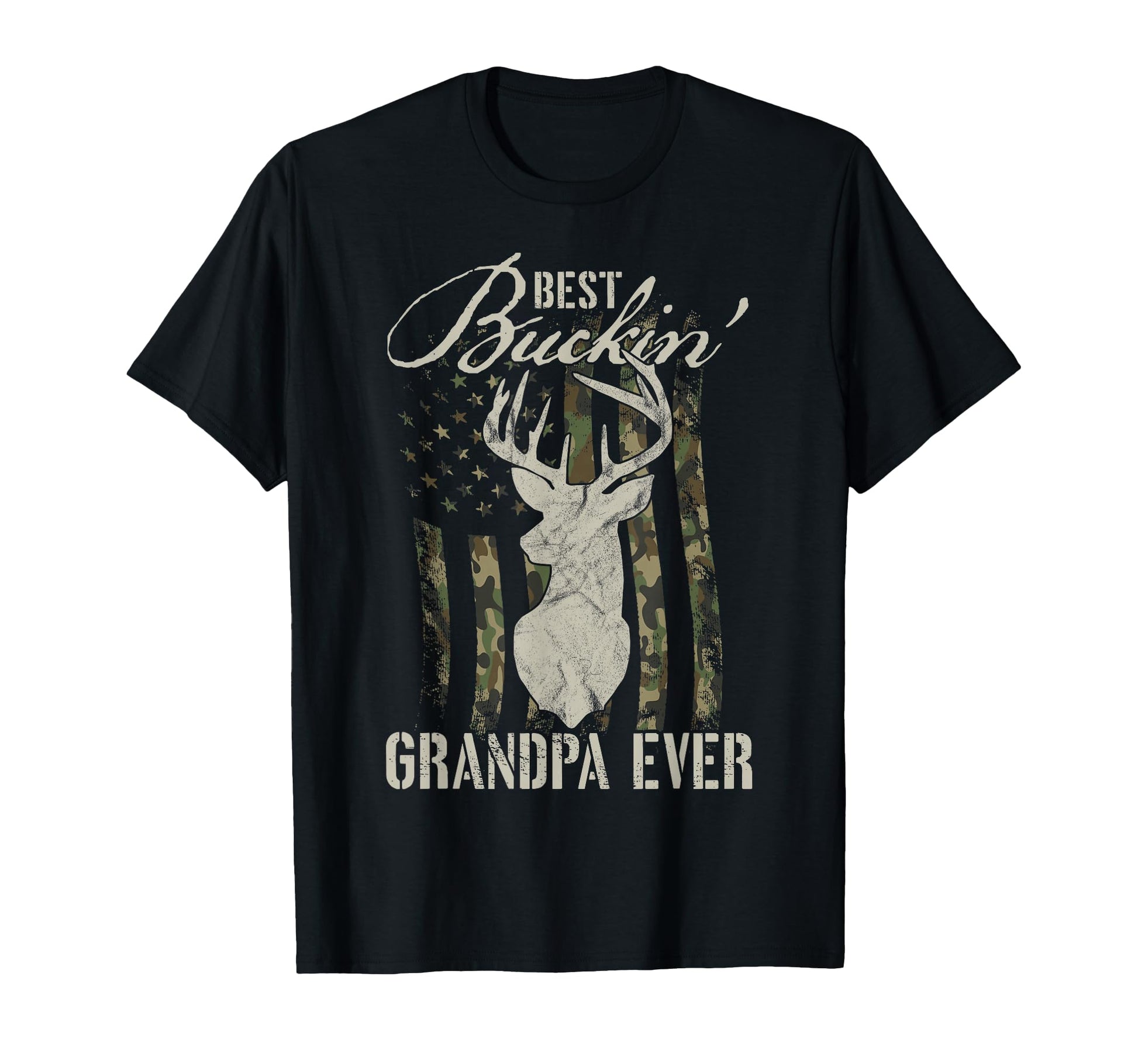 Best Buckin Grandpa Ever Hunter T-Shirt - Fun Novelty Design Men Women - T-Shirt, Sweatshirt, Hoodie