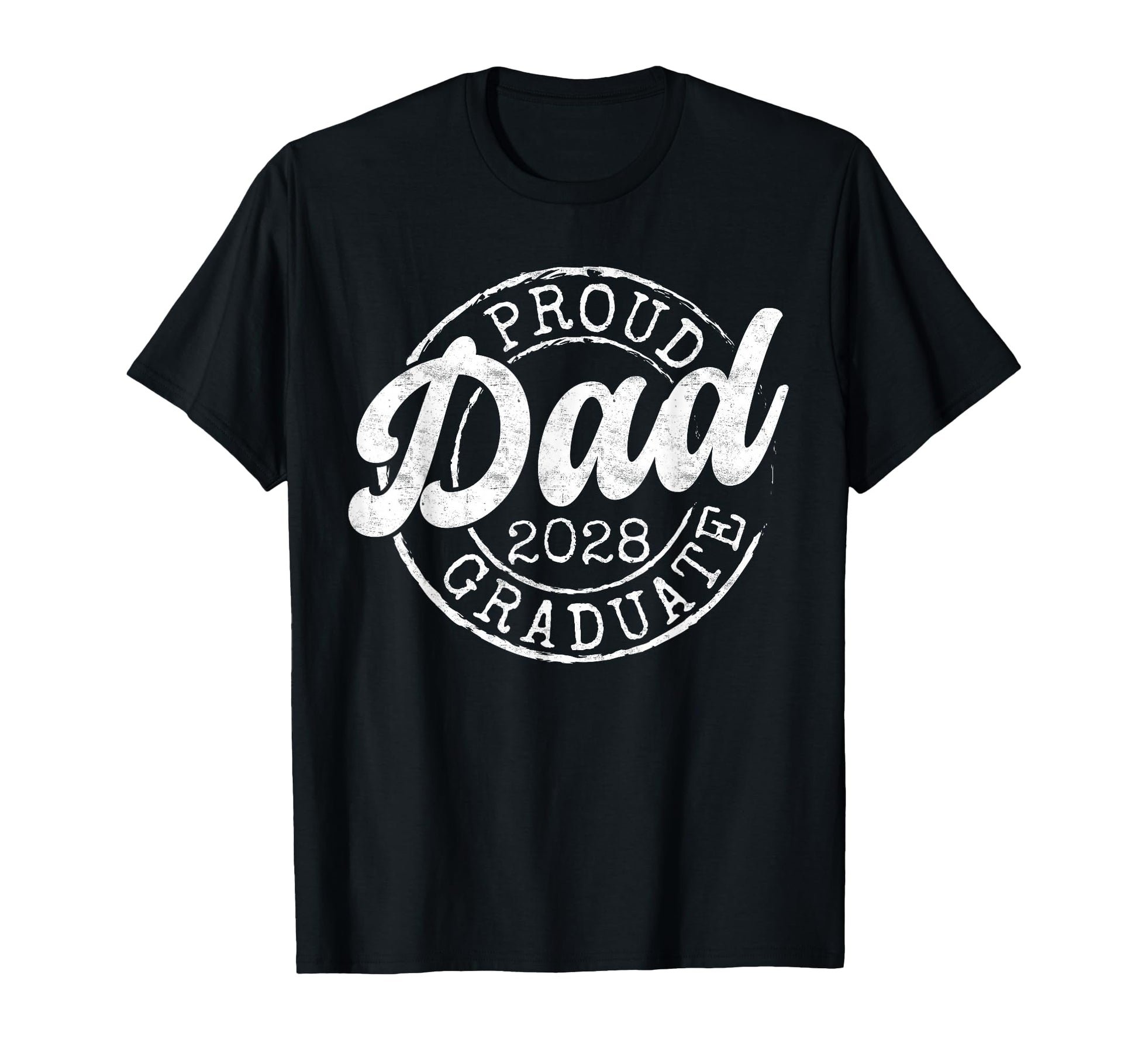 Proud Dad 2028 Graduate Stamp Senior T-Shirt - Custom Art Print Men Women - T-Shirt, Sweatshirt, Hoodie