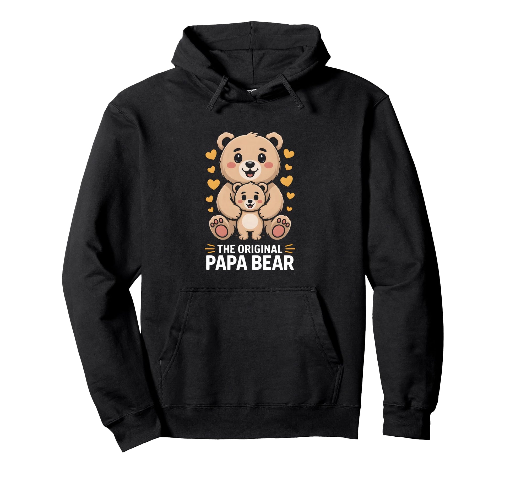 Original Papa Bear Family Hoodie - Unique Graphic for Adults - T-Shirt, Sweatshirt, Hoodie