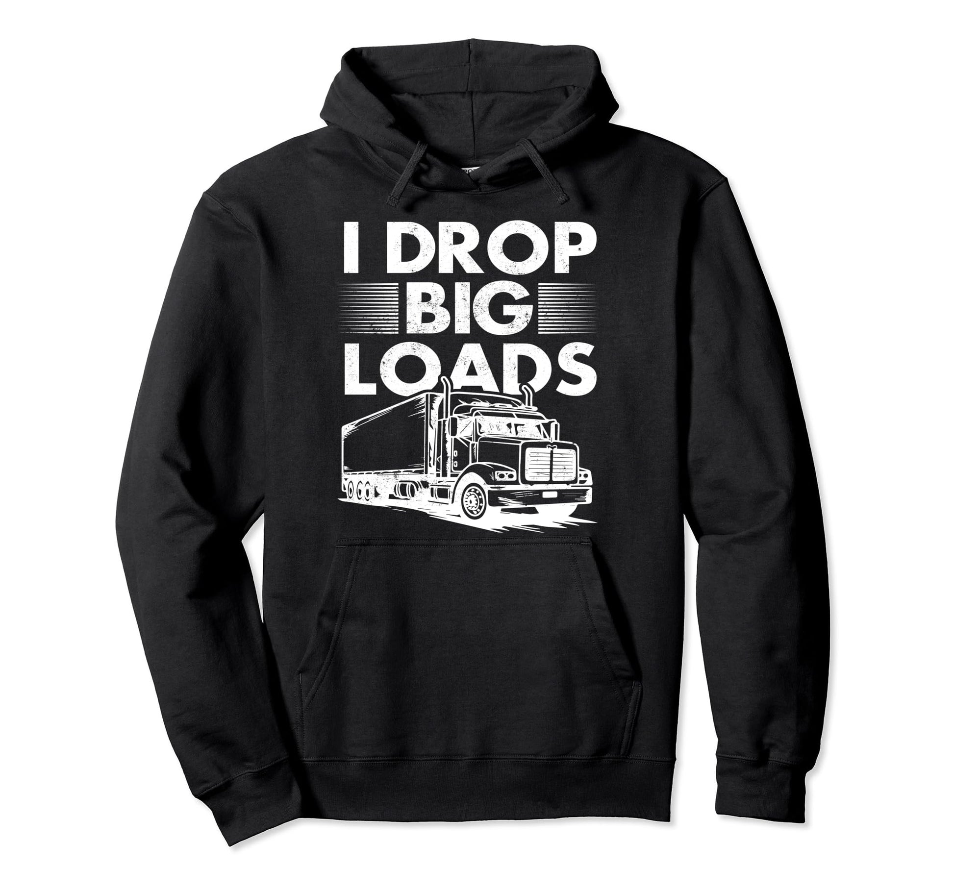 Funny Trucker Dad Semi Truck Driver Lover Hoodie - Trendy Graphic Unisex - T-Shirt, Sweatshirt, Hoodie