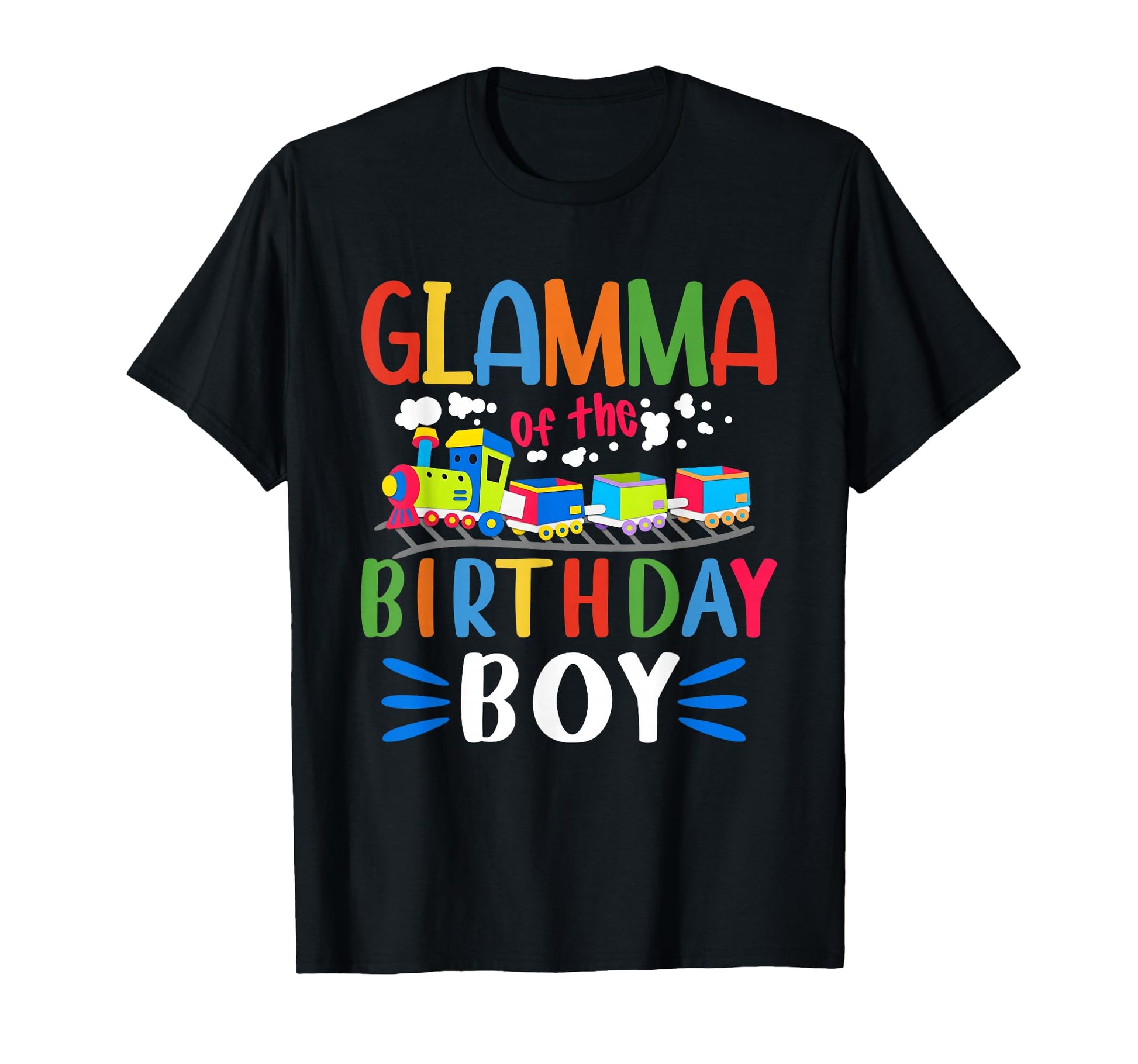 Glamma Birthday Train Lover Family Matching T-Shirt - Graphic Print Unisex - T-Shirt, Sweatshirt, Hoodie