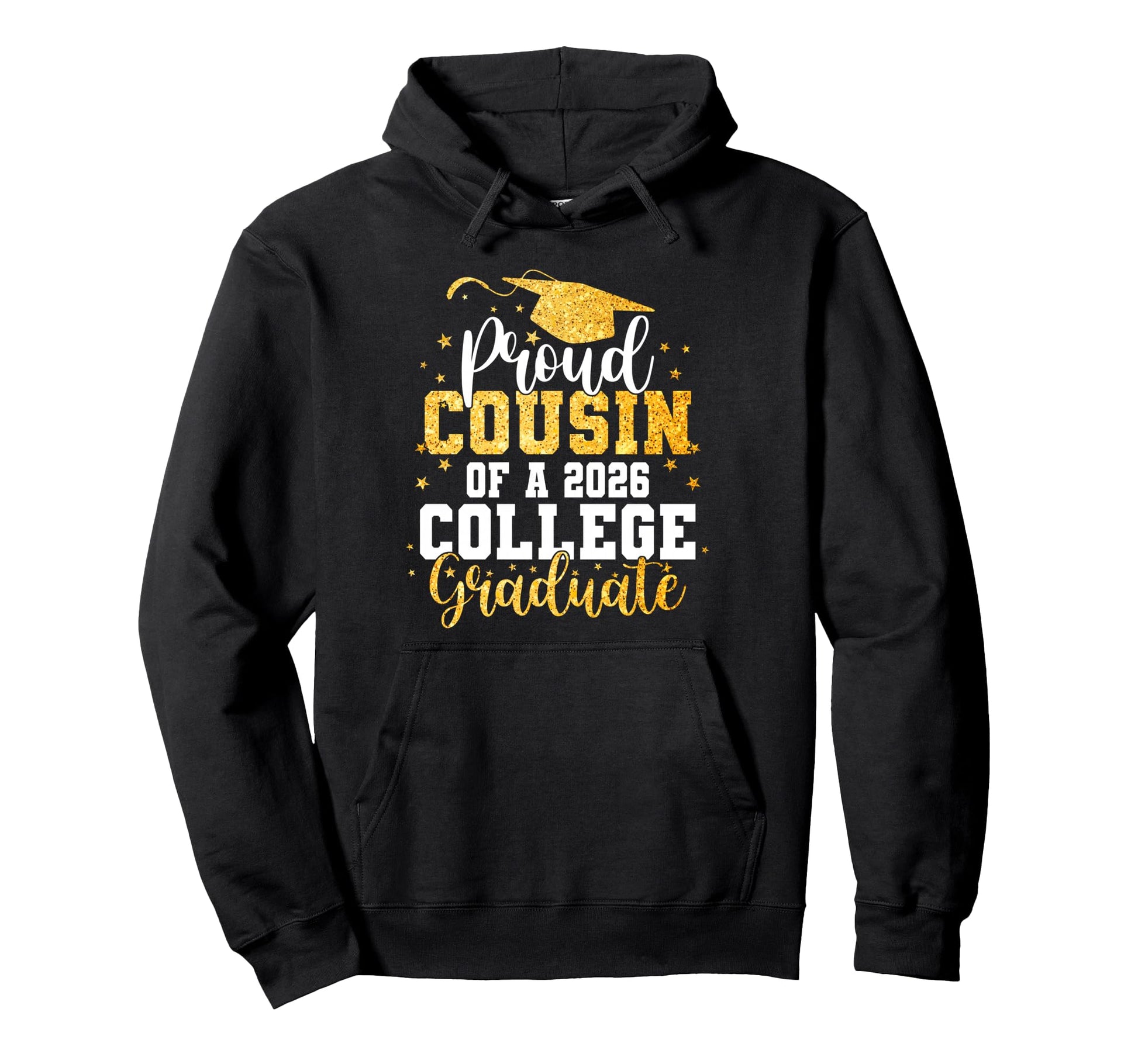 Proud Cousin Class 2026 College Graduate Hoodie - Graphic Print for Adults - T-Shirt, Sweatshirt, Hoodie