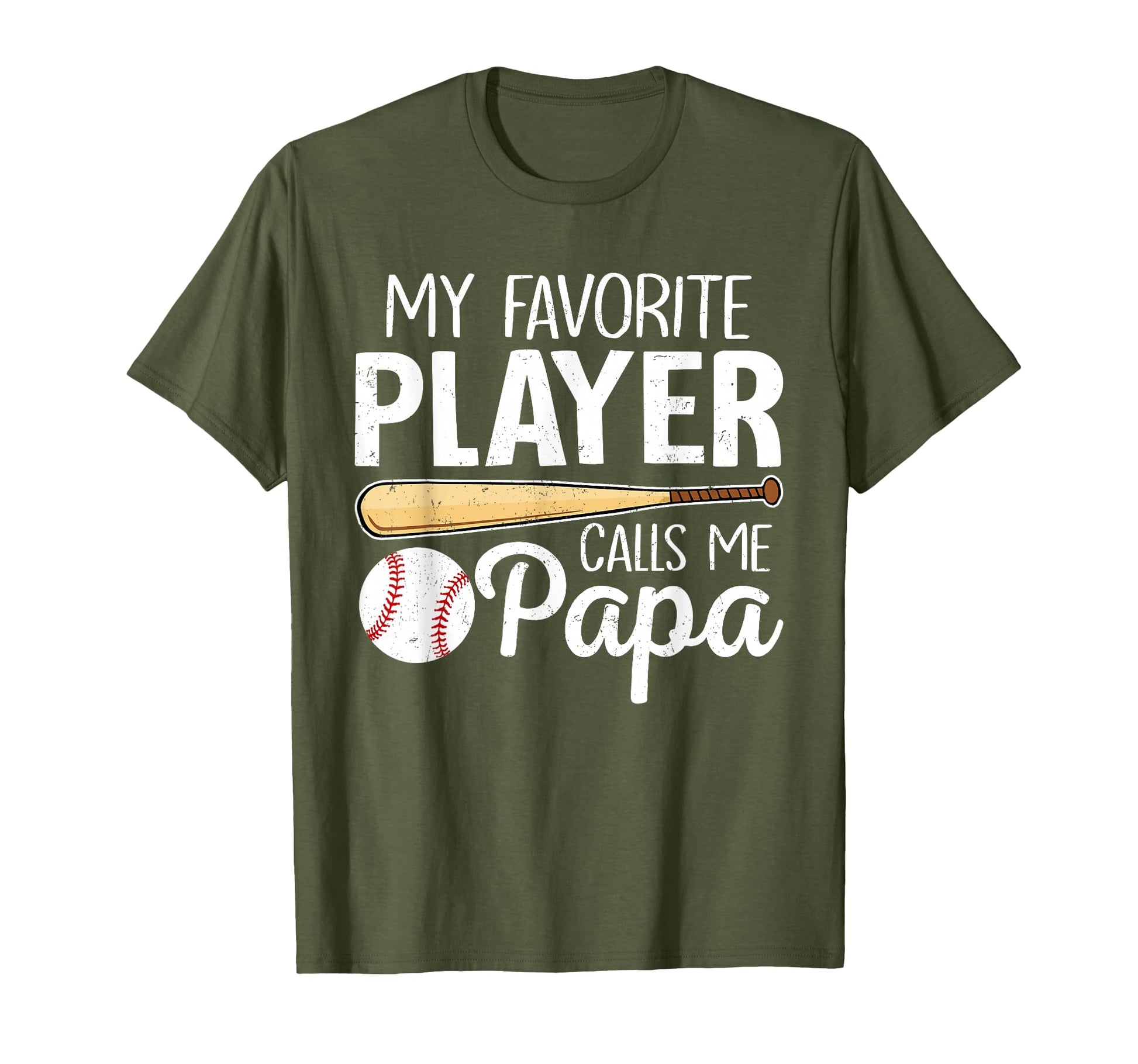 Mens Baseball Dad My Favorite Player T-Shirt - Trendy Graphic for Adults - T-Shirt, Sweatshirt, Hoodie