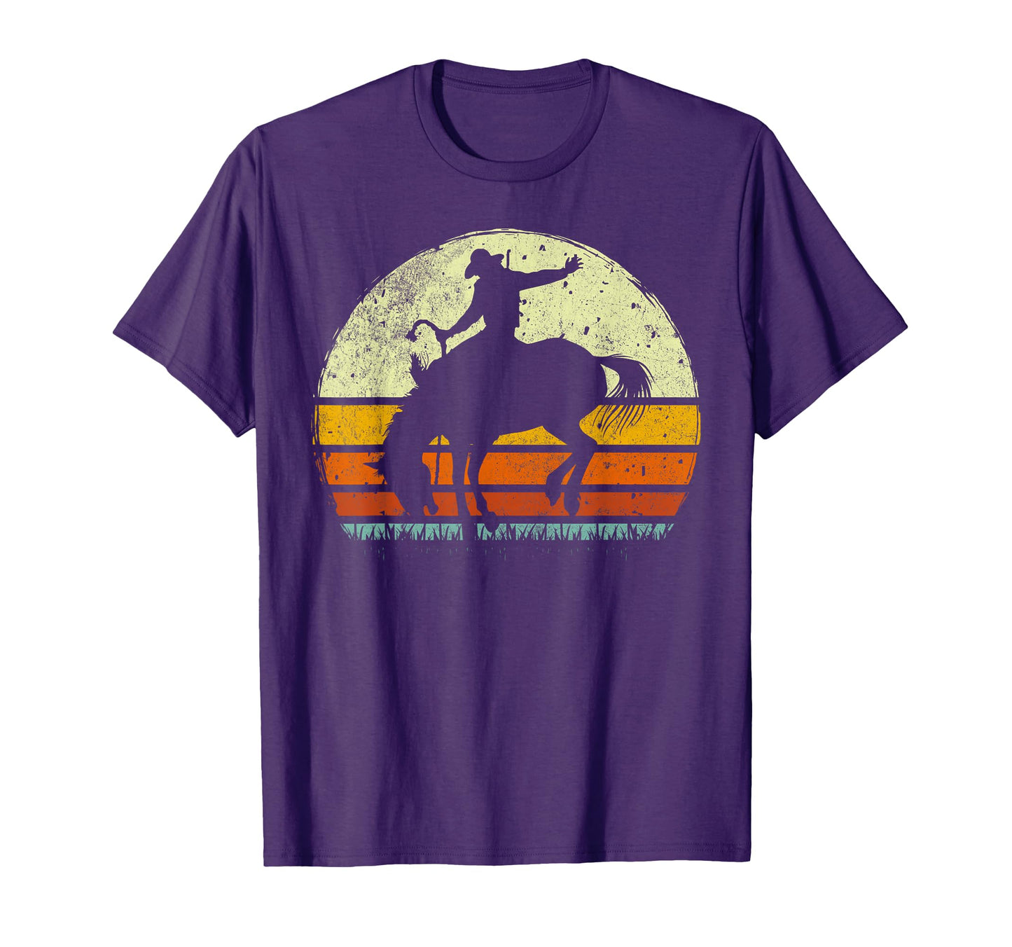 Rodeo Bucking Horse Equestrian T-Shirt - Casual Everyday Wear for Adults - T-Shirt, Sweatshirt, Hoodie