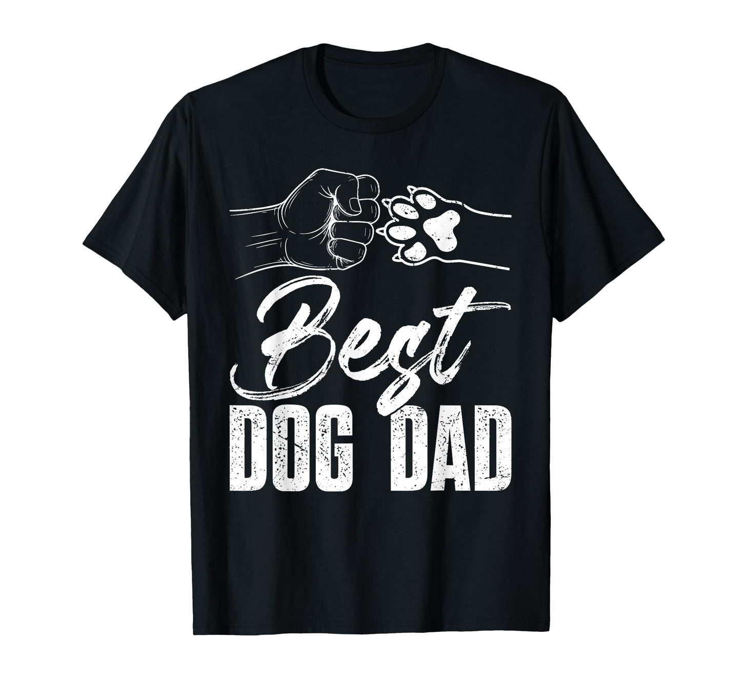 Best Dog Dad Family Matching Funny T-Shirt - Minimalist Print for Adults - T-Shirt, Sweatshirt, Hoodie