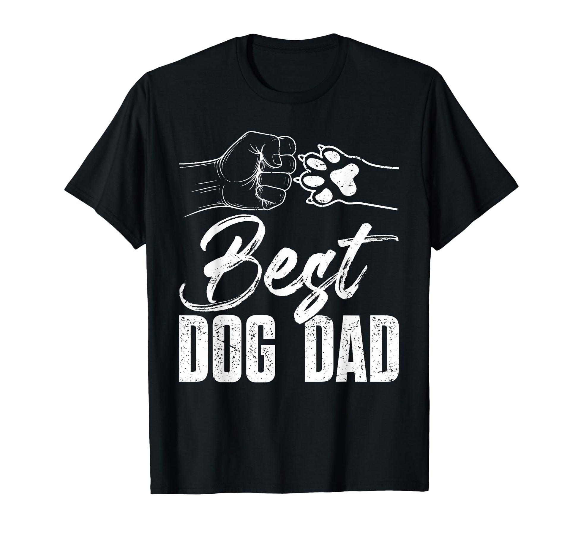 Best Dog Dad Family Matching Funny T-Shirt - Minimalist Print for Adults - T-Shirt, Sweatshirt, Hoodie