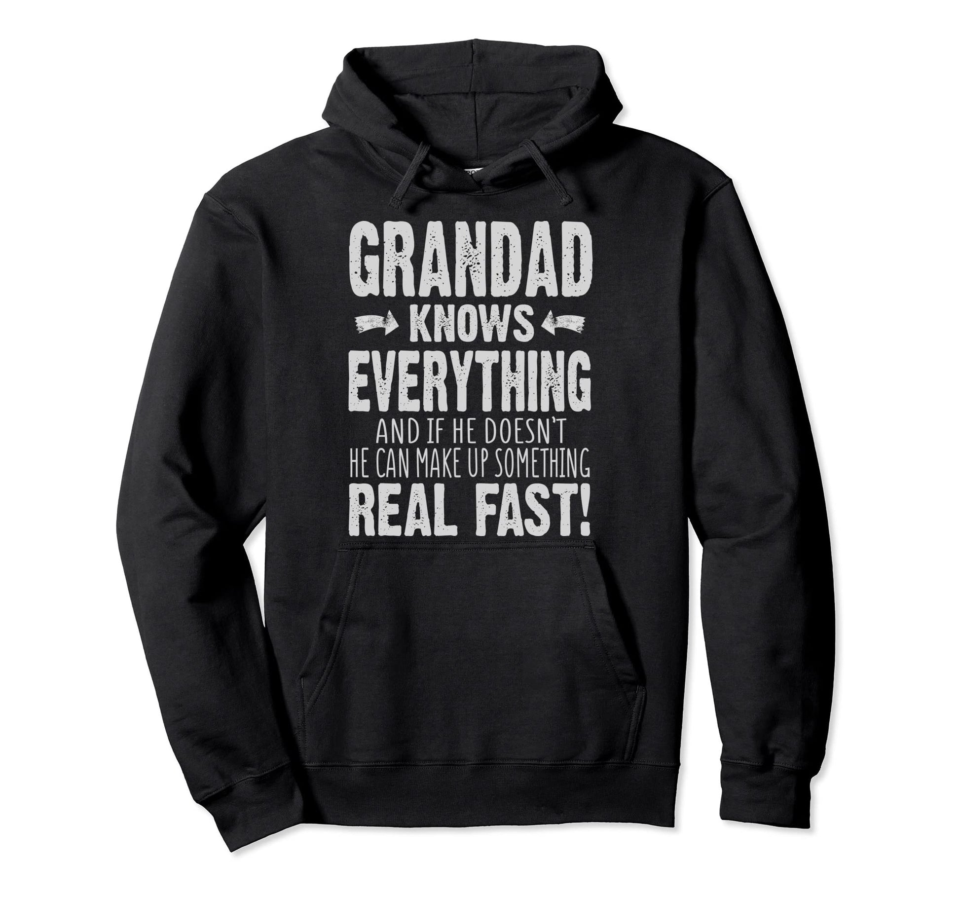 Grandad Knows Everything Funny Hoodie - Trendy Graphic Unisex - T-Shirt, Sweatshirt, Hoodie