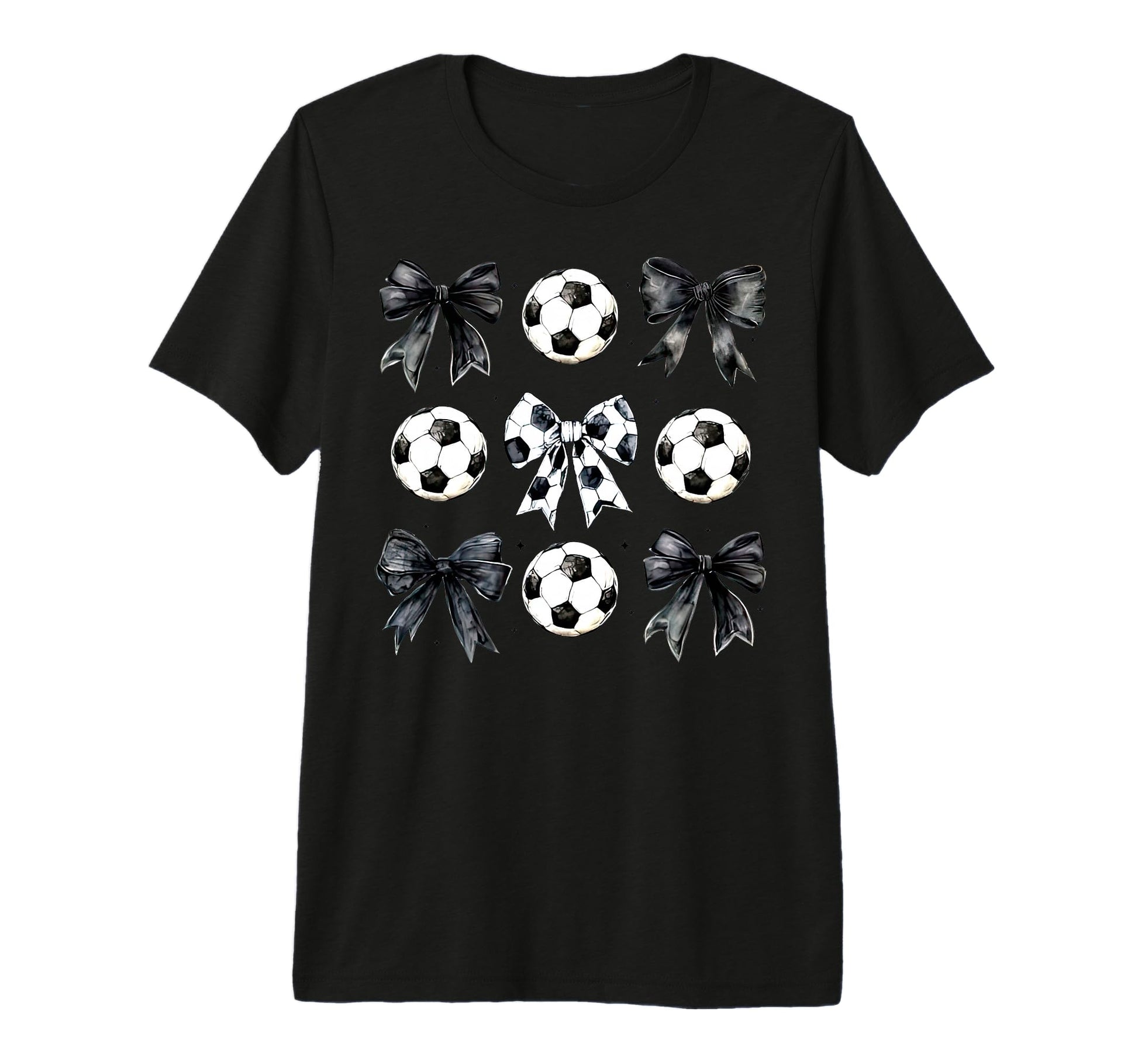 Soccer Bow Game Day Mama Soccer T-Shirt - Streetwear Style for Adults - T-Shirt, Sweatshirt, Hoodie