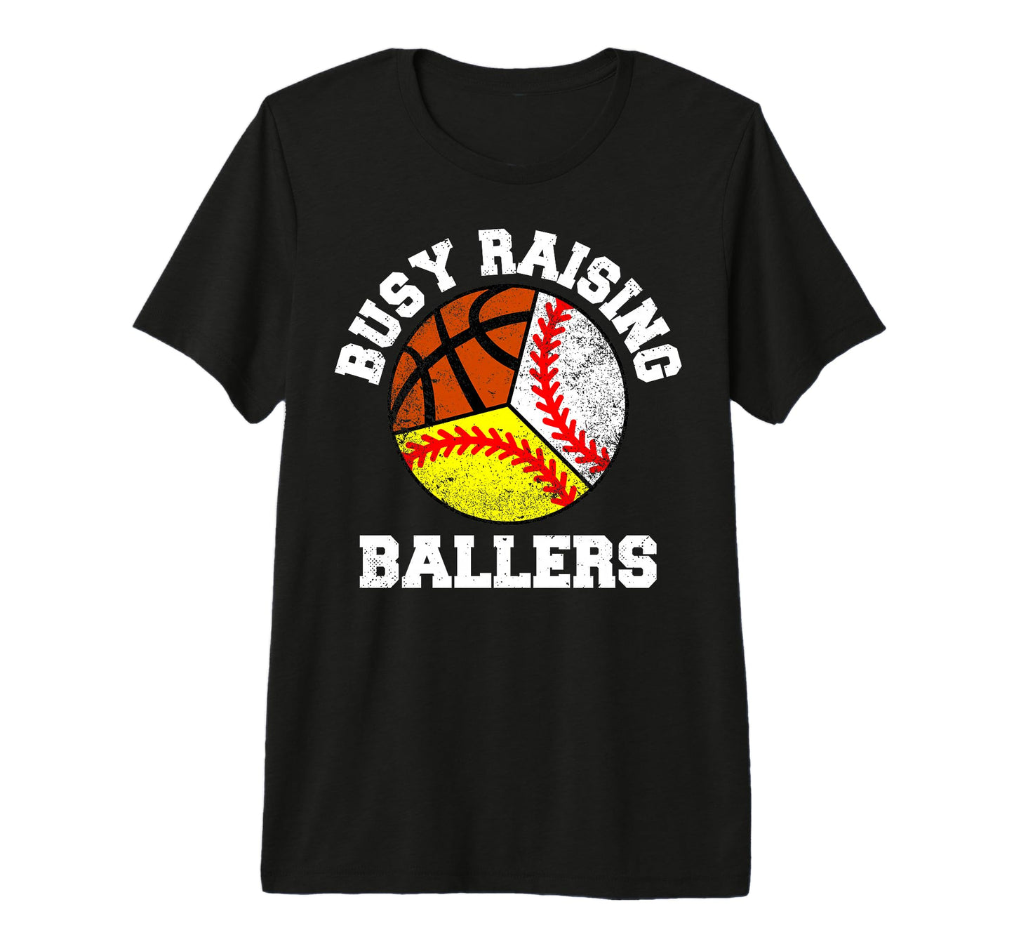 Busy Raising Ballers Funny Baseball T-Shirt - Trendy Graphic for Adults - T-Shirt, Sweatshirt, Hoodie