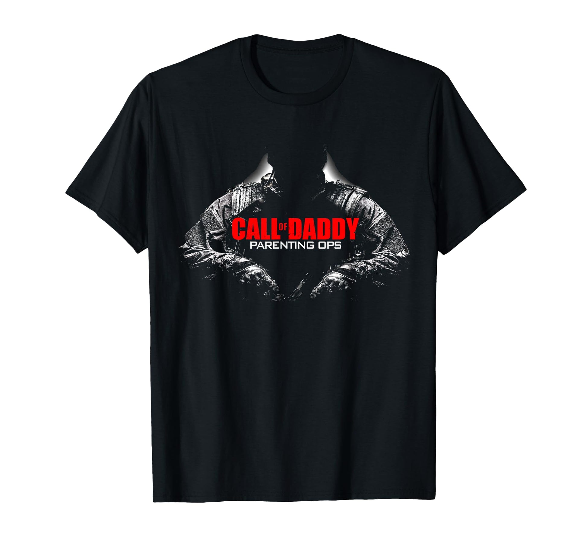 Call Daddy Parenting Ops Gamer Dad Gift T-Shirt - Novelty Apparel Men Women - T-Shirt, Sweatshirt, Hoodie