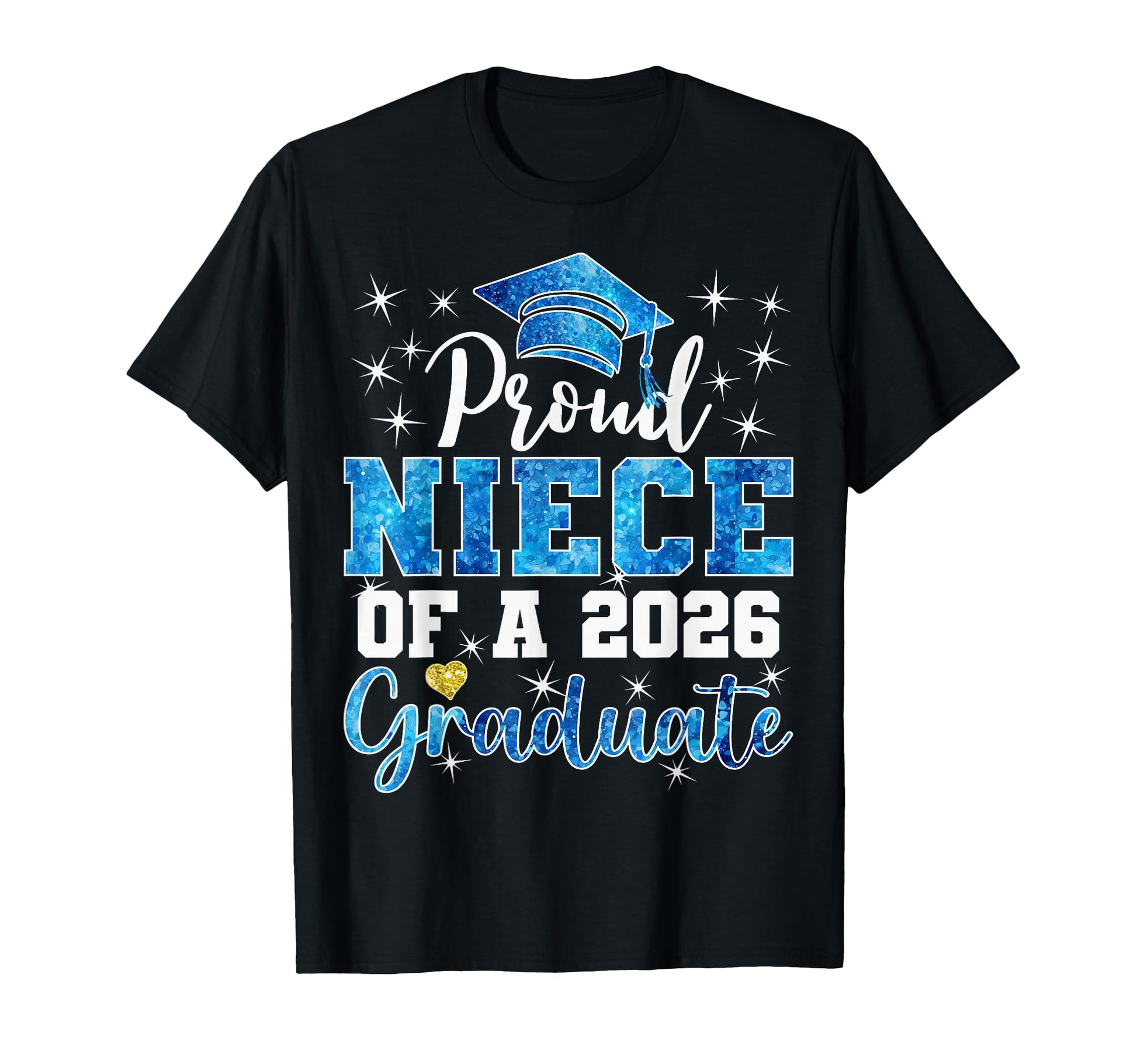 Super Proud Niece 2026 Graduate Senior T-Shirt - Graphic Print for Adults - T-Shirt, Sweatshirt, Hoodie