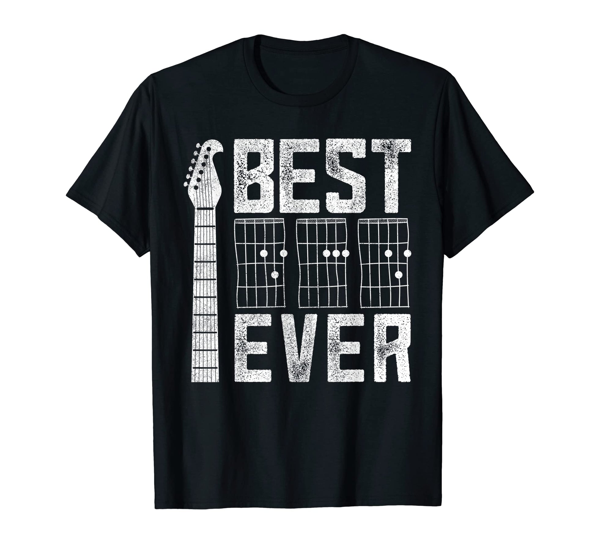 Best Dad Guitar Music Musician Fathers T-Shirt - Trendy Graphic for Adults - T-Shirt, Sweatshirt, Hoodie