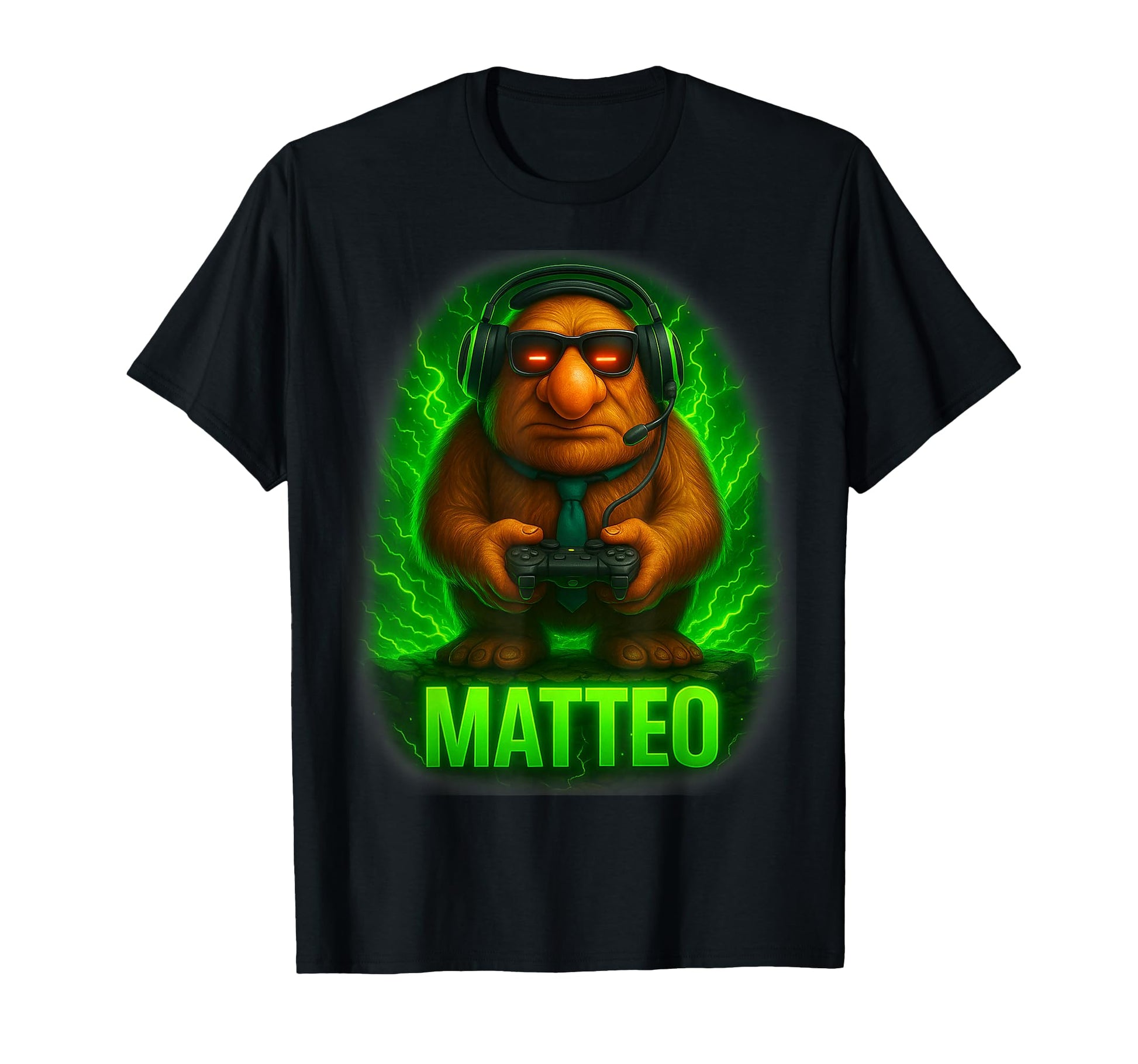 Matteo Meme Italian Brainrot Goblin Tie T-Shirt - Streetwear Style Unisex - T-Shirt, Sweatshirt, Hoodie