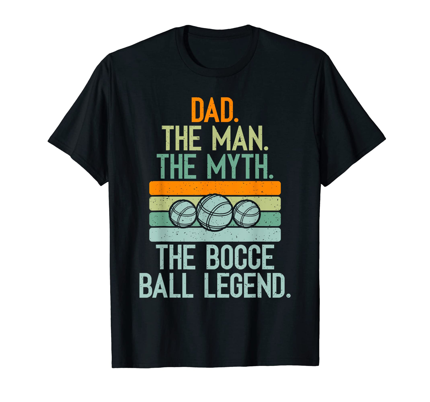 Dad Myth Bocce Ball Legend Bocce Ball T-Shirt - Minimalist Print Men Women - T-Shirt, Sweatshirt, Hoodie