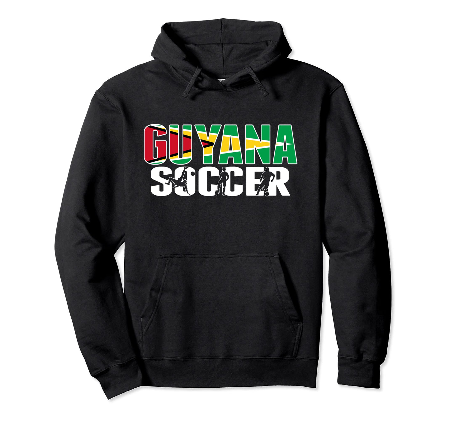 Guyana Soccer Fans Jersey Proud Hoodie - Minimalist Print Men Women - T-Shirt, Sweatshirt, Hoodie